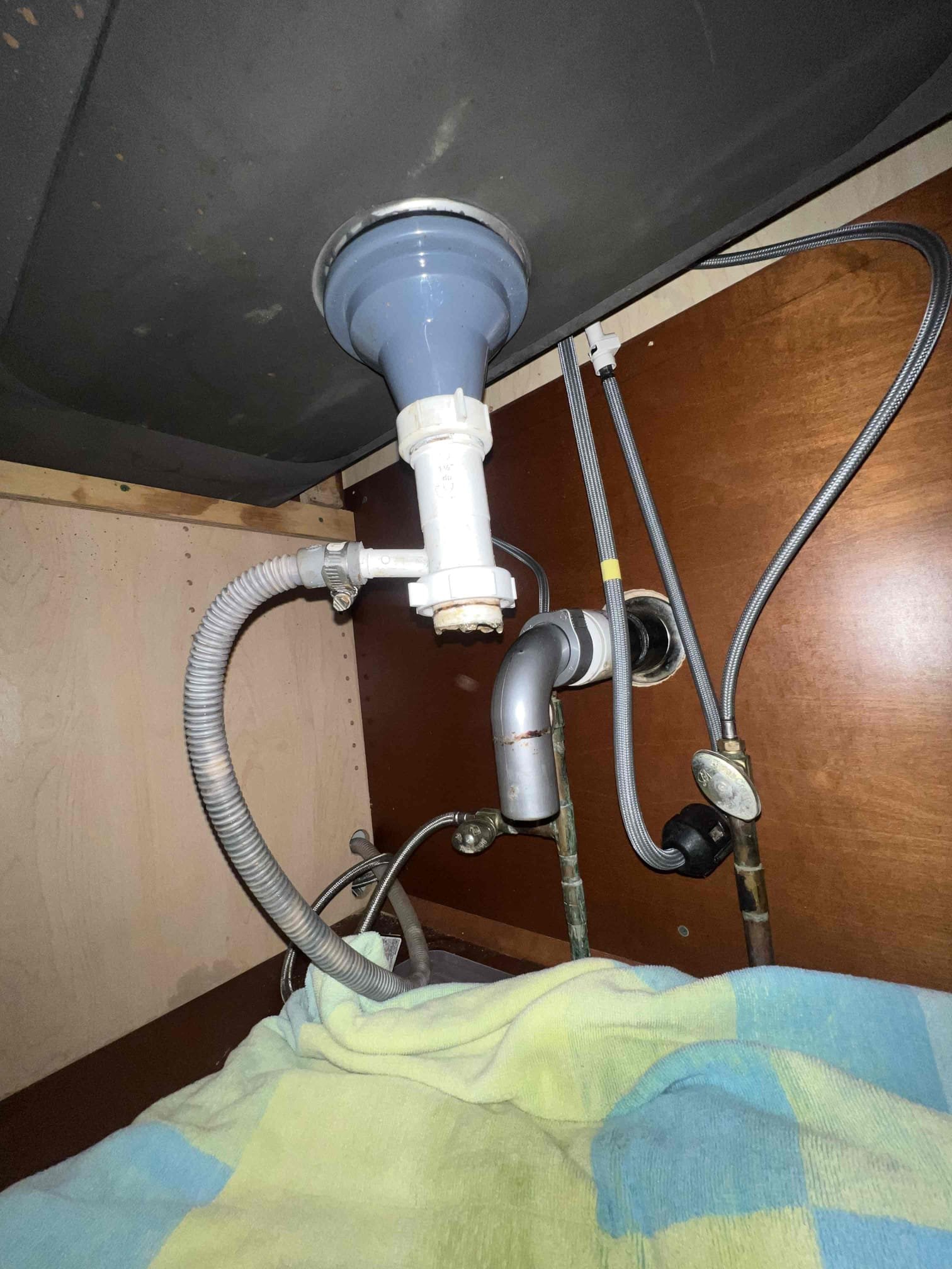 Arrived on site client stated their kitchen sink was completely clogged. Upon inspection client has a kitchen line that goes further than 50 ft. He also stated this has happened before in the past about 3 or 4 years ago and now it is completely stopped again. Offered options to either hydro jet or snake the kitchen line. Client did not want to move forward at this time.