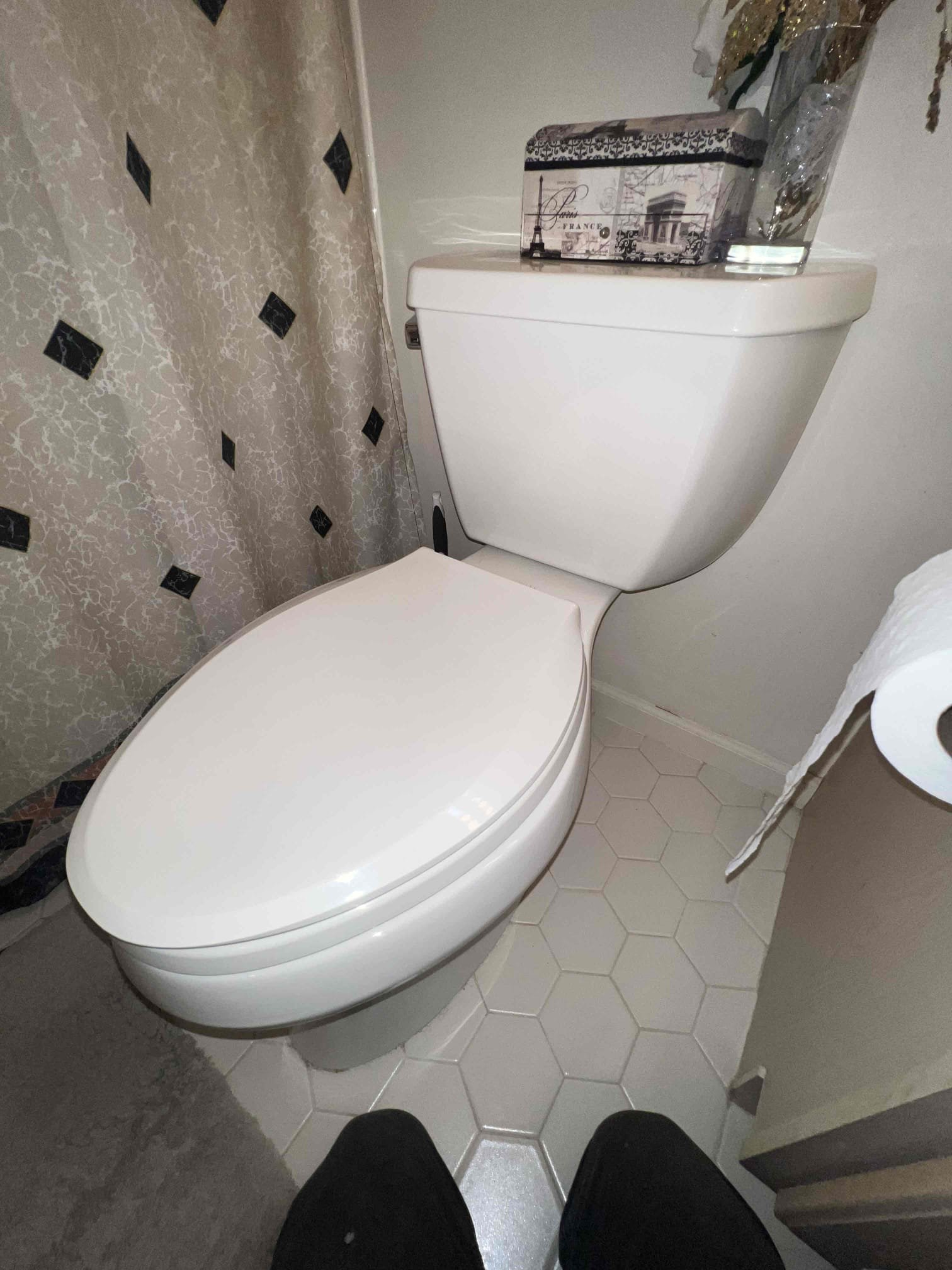 Arrived on site clients stated their toilet was leaking at the base. Offered multiple options and client would not like to move forward at this time.