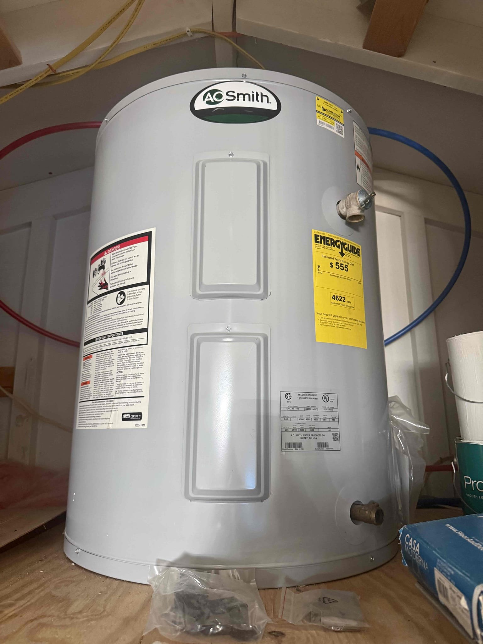 Arrived on site customer stated that they would an estimate to get thier water heater replaced MyGuy plumbing gave customer options to replace water heater. Customer will call us back when they are ready to move forward with the work.