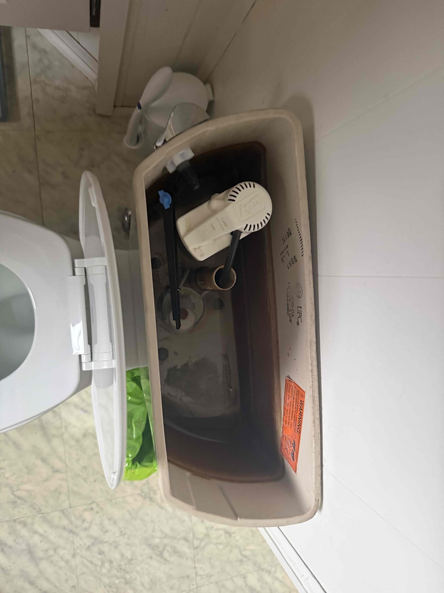 Arrived on site customer stated  that their toilet was not working properly. After inspecting we found that the toilets fill valve is turning on and off, and the toilet has a soft blockage in the toilet. MyGuy plumbing gave customer options to replace toilet, or to repair the toilet. Customer would like to move forward with replacing toilet. After all work was completed, MyGuy plumbing tested for leaks. At this time everything is working as should. No issues 