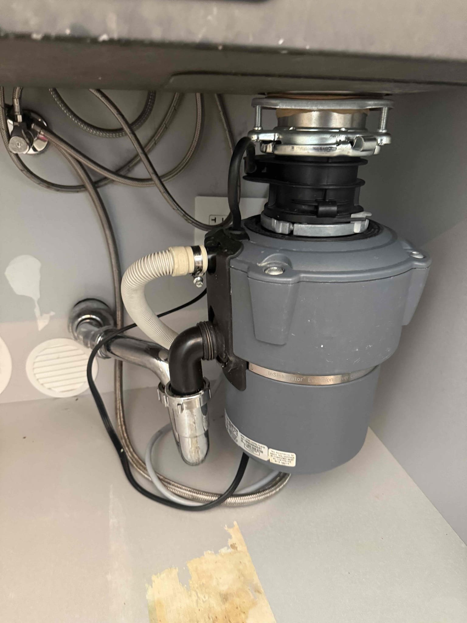 Arrived to home for disposal not working. Upon inspection found batch fed garbage disposal that was humming. Unjammed disposal with tool customer had on site. Recommend replacement at this point. Left multiple options. Collected 59 and will credit towards any option.