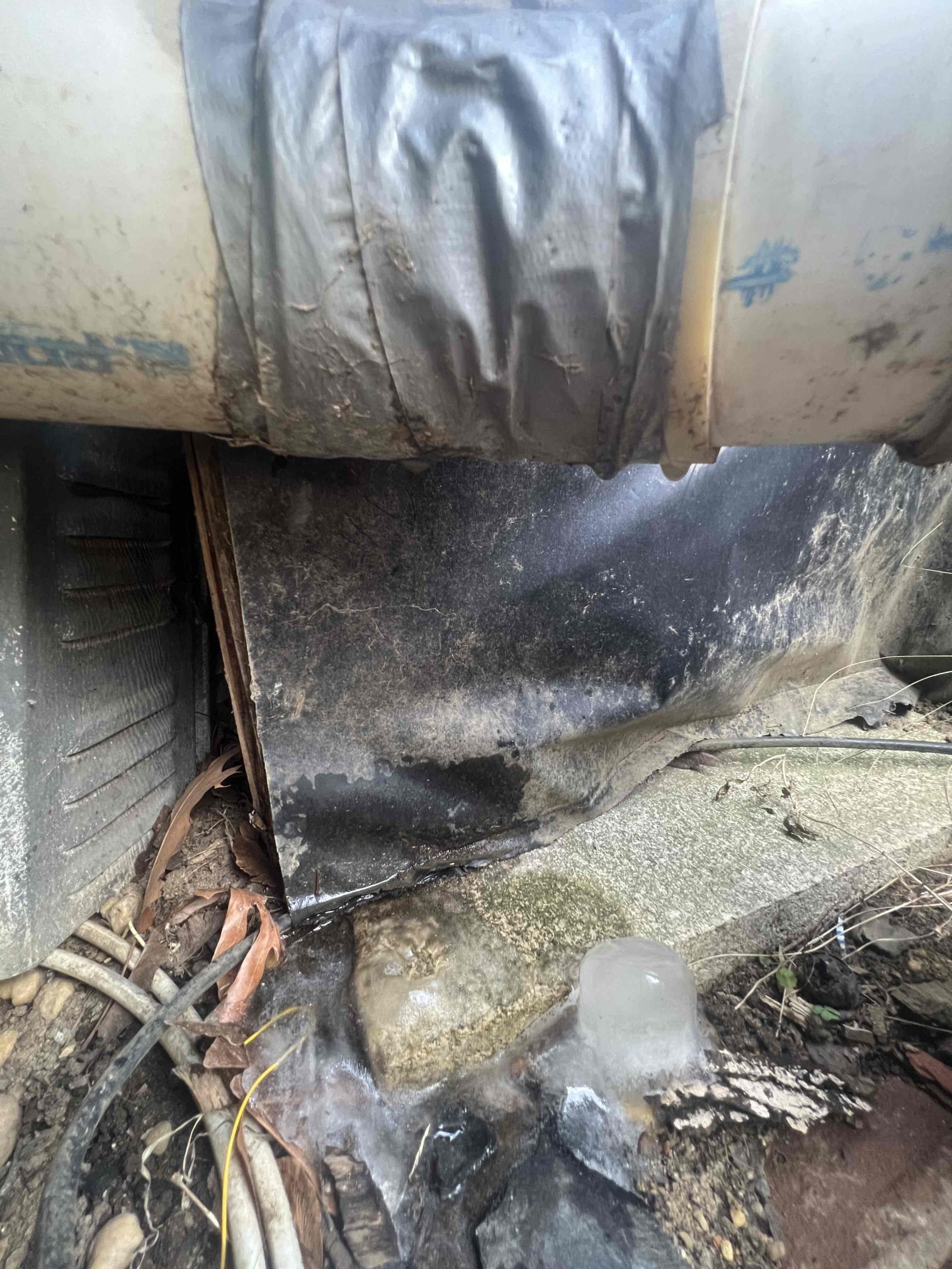 Arrived on site client stated their toilet and tub were backing up. Upon inspection and running water in the home the toilet and tub started backing up. Client has a cleanout in the back of the home that was filled with sewage water indicating that the clog was from that cleanout to the street. Client would like to call HOA to see if it is on them or not. 