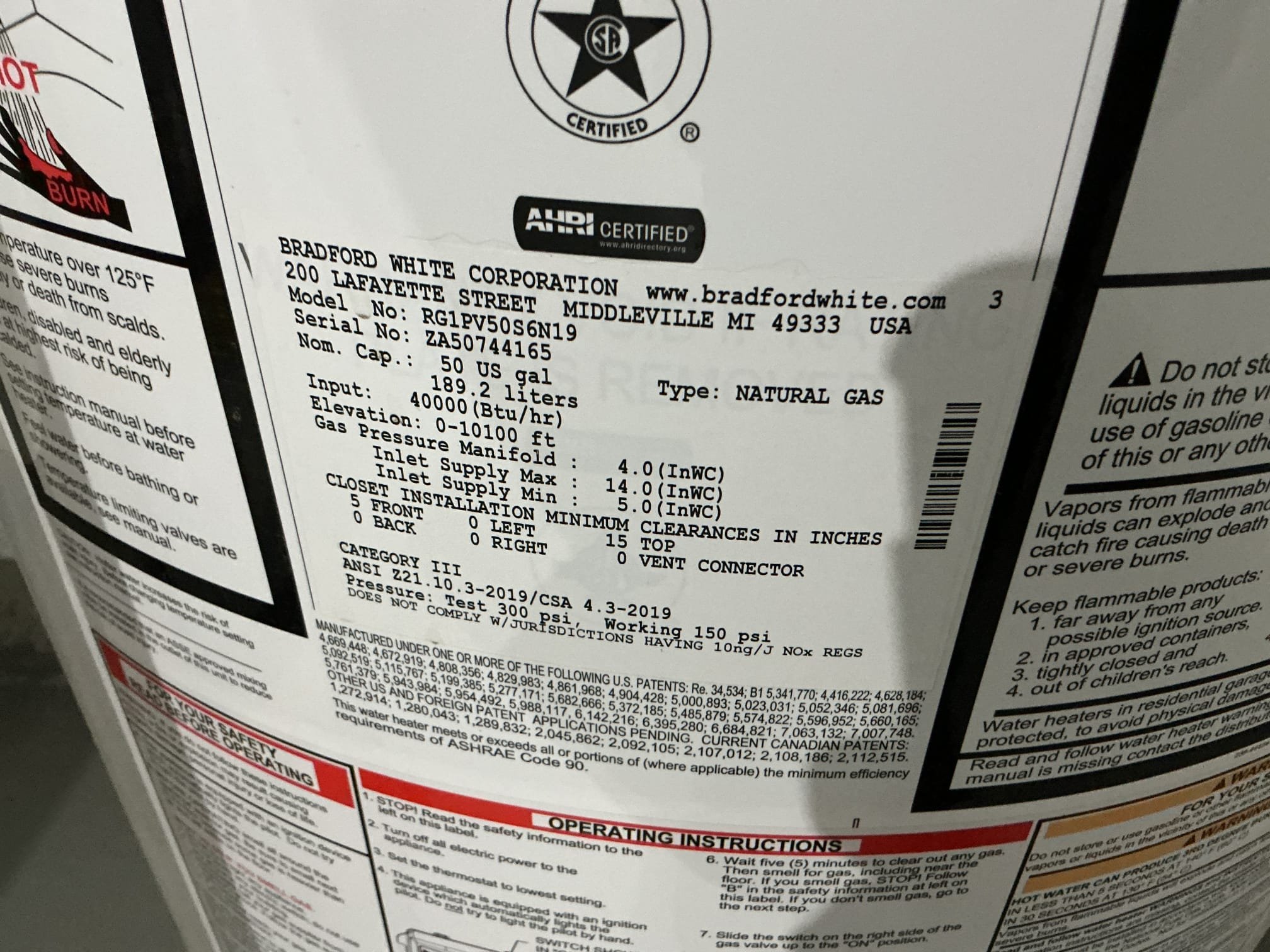 Arrived back to the home to complete the work.

Cut out and removed foam core exhaust pipe for water heater.
Supplied and installed new solid core pvc pipe and fittings for the exhaust.
Secured all my connections.
There are no leaks at this time.

Repiped water line on top of water heater.
Supplied and installed new brass, copper, pipe and fittings on top of water heater.
Supplied and installed new expansion tank, temp and pressure relief valve, and ball valve.
Secured all my connections and fill system to check for leaks.
There are no leaks at this time.
Installed new bonding wire as well.

*Installed ball valve for existing sump pump as a one time curtesy.

*After new ball valve for pump was installed, trying to turn on sump pump and the existing pump has failed.

Supplied and installed new 1/3 HP sump pump for client as well.


*Client is now a member.