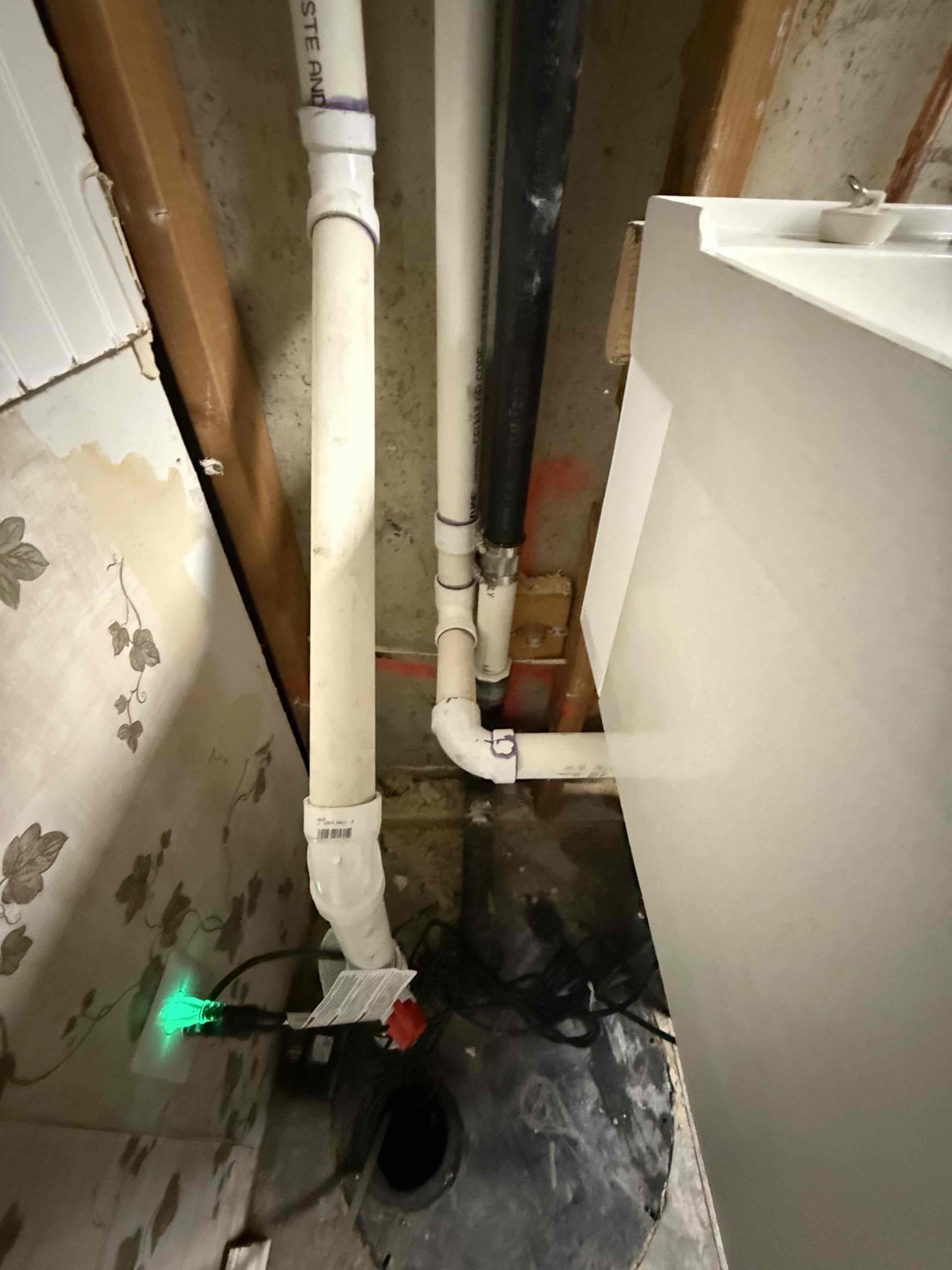 New power vent water heater, new toilet, new laundry sink package, new sump pump with membership
Arrive back to home to complete job. Today MyGuy supplied and installed laundry sink package and new sump pump. Ran new line for sump out of the home and tied discharge for laundry pump into main system. Added all appropriate fitting. Tested for leaks on all work and there are none at this time