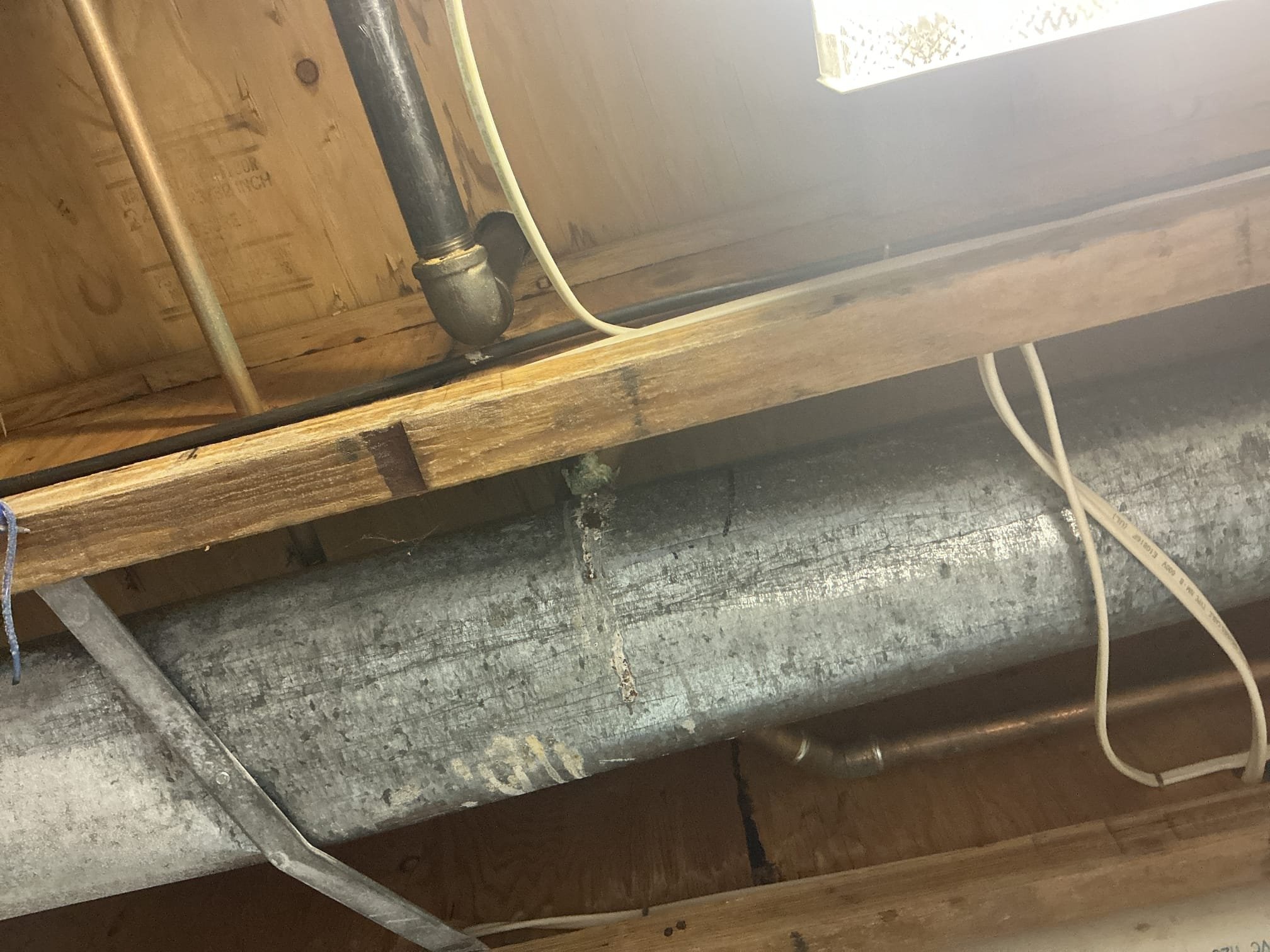 Arrived to the home, home is currently under contract and is being sold. There are a few plumbing issues that were brought up during the home inspection. Main issues are two leaking copper pipes in the basement in two different locations. The existing power vented water heater has a specific fitting called an exhaust fitting adapter, which connects the pvc to the blower is cracked. Part will need to be ordered first, then replaced. Also, a very old Bidet in the master bathroom that leaks from its own hardware when being used. I made client aware that the parts for this bidet maybe discontinued and replacement or removal of the bidet is strongly recommended. Client has asked for estimates for the work to be completed for today, if client calls us back to fix the copper piping we will credit today’s diagnostic fee towards the cost of the work to be completed.