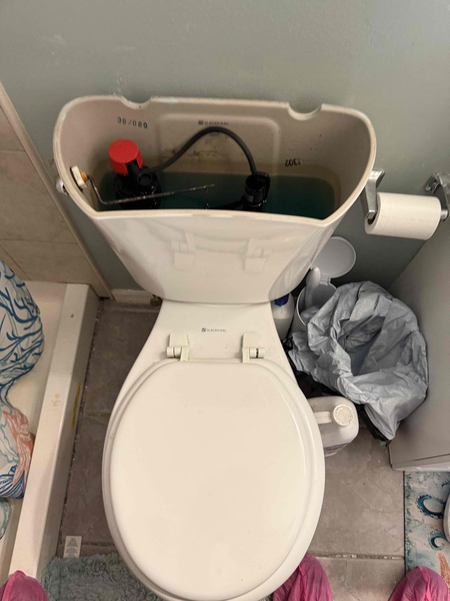 Arrived on site customer stated that they had an issue with their toilet. After inspecting while taking a look over the toilet we noticed that the fill valve keeps engaging on and off. After inspecting, myguy plumbing gave customer options to replace toilet, or to rebuild toilet. For today customer would like to rebuild toilet. After MyGuy plumbing performed a minor rebuild on the toilet, MyGuy turned the water back on to the toilet and tested for leaks. At this time, their are no leaks found everything is working as should no issues.