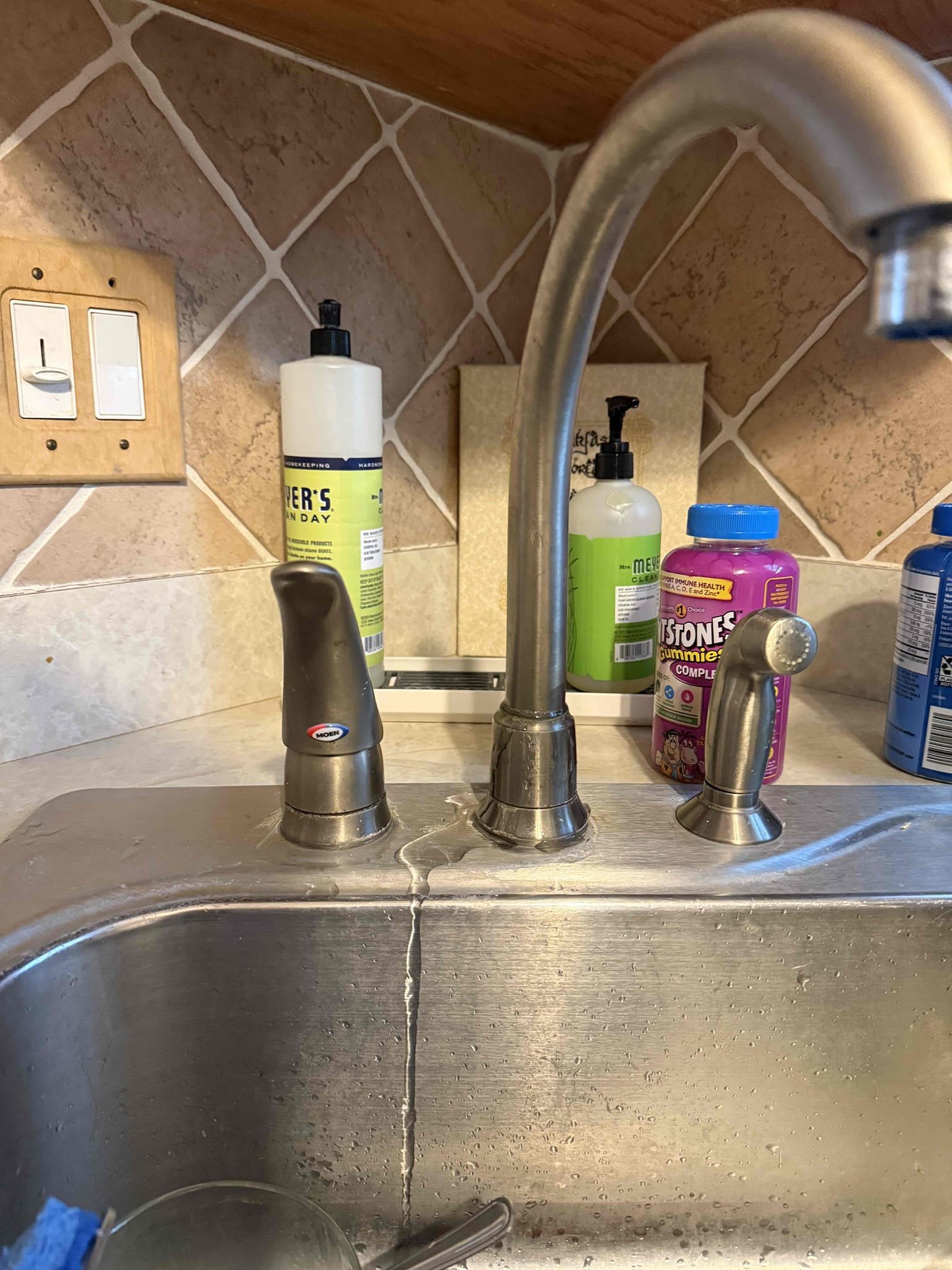 Arrived on site customer stated that their kitchen faucet was leaking whenever turned on. After inspecting MyGuy called Moen and Moen said the faucet should be replaced. MyGuy plumbing presented options to customer to replace faucet. Customer would like to move forward with work. After all work was completed MyGuy plumbing ran faucet and tested for leaks. At this time their are no leaks found everything is working as should.