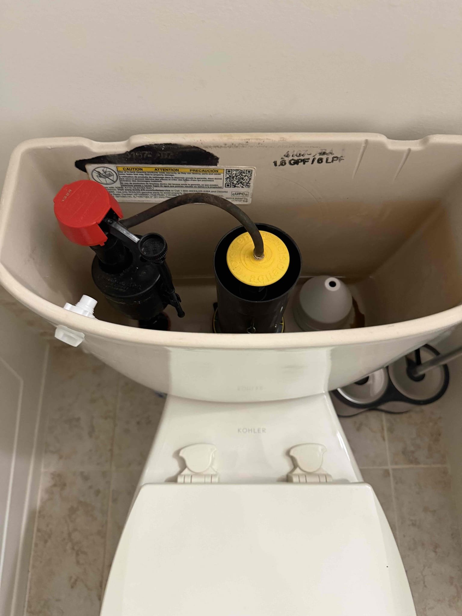 Customer stated that they would like their toilet handle installed. After inspecting MyGuy plumbing wrote estimates on what we found to get rectify. Customer would not like to move forward with work.