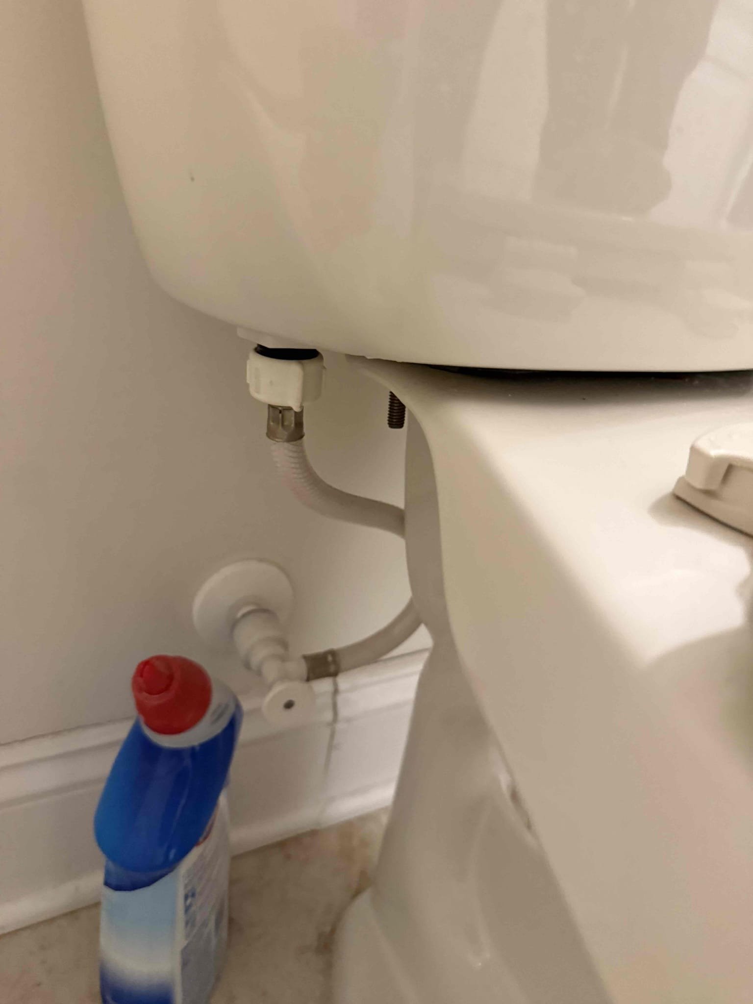Customer stated that they would like their toilet handle installed. After inspecting MyGuy plumbing wrote estimates on what we found to get rectify. Customer would not like to move forward with work.