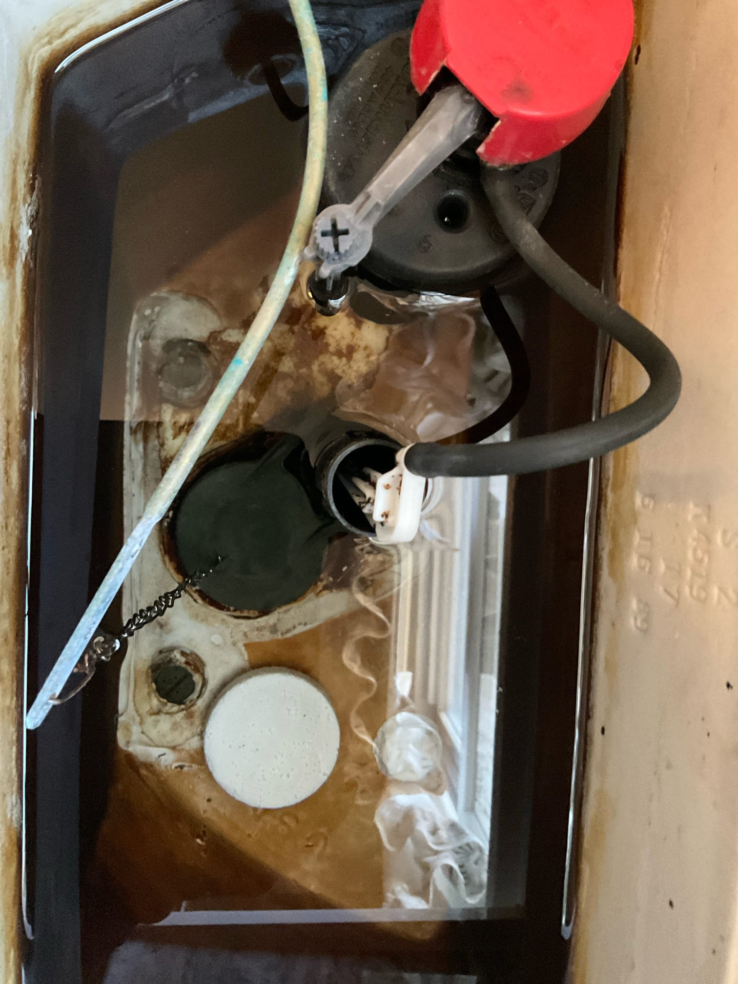 Arrived on site client stated her toilet was leaking from the tank to bowl connection. Toilet is an old Kohler toilet client stated was about 29 years old. Today we replaced the old Kohler toilet with a new American standard cadet pro toilet with new Johnny bolts ,wax ring, shutoff valve and supply line. Turned water back n to test for leaks and there are no leaks at this time.