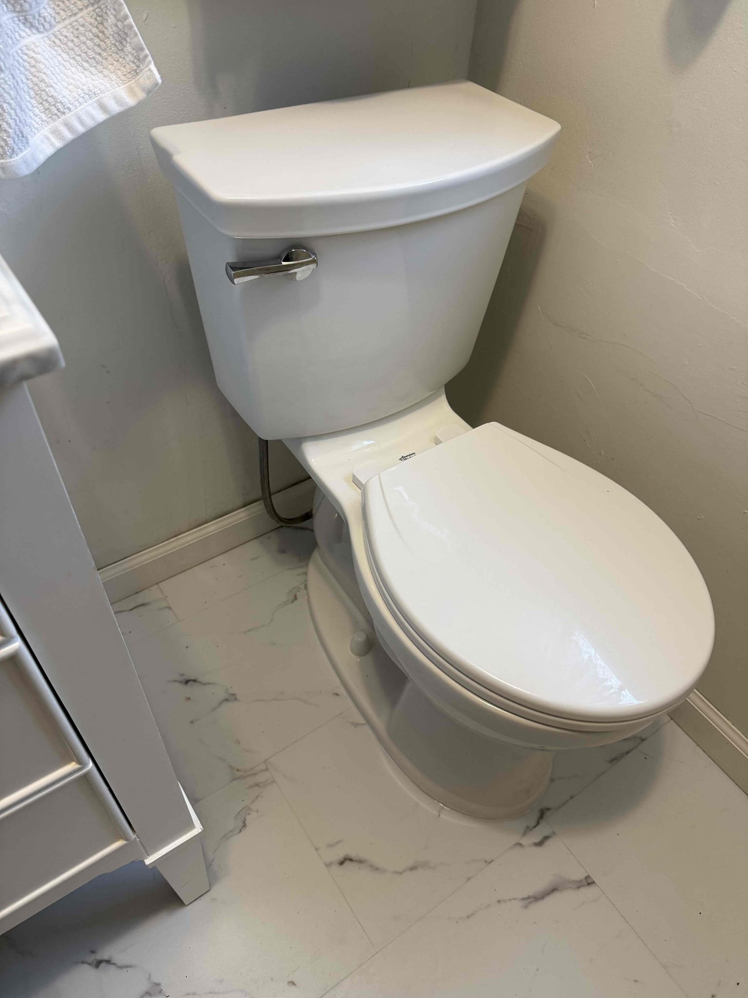 Pull and reset toilet
Arrived to home for toilet leaking at base. Upon inspection found that wax may have failed. Could also be flange. Left options for worse case. Customer signed for worse case but after pulling the toilet found that flange was in good shape. MyGuy pulled and reset toilet replacing supply line and wax ring. Toilet is not leaking and is now sturdy being that we had to use shims. No leaks at this time.