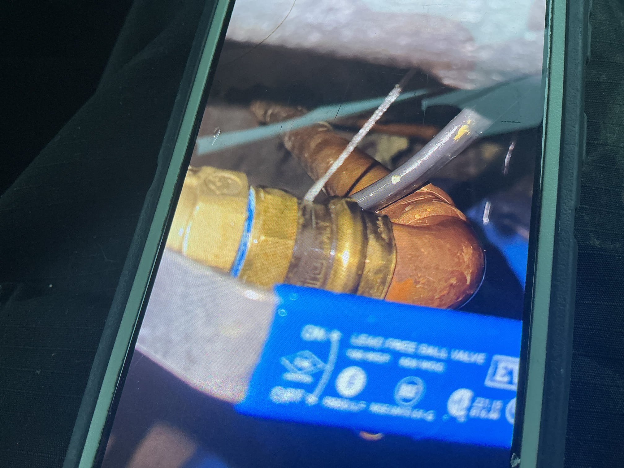 We had recently installed a customer supplied carbon filter, filtration system in the crawlspace for the client. I arrived today due to the client stating that the crawlspace is flooded and the water is turned off to the home, and the leak is coming from a press connection that we installed. In the entrance of the crawlspace there is about 4in of water by on the other end where the flitration system is, there is about 8in of standing water. Client has a roller on site for me to use to get over to the system to see where the leak is coming from. The leak appears to be on a pro press male adapter that we had installed for the system. Client has set me up with an auxiliary pump they have to begin draining the water out of the crawlspace for me so I can properly make the repair. I cut the piping before the filter, and removed the damaged male adapter. I then supplied and installed new copper pipe and fittings and secured all the connections. Pressed my connections then had the client turn 