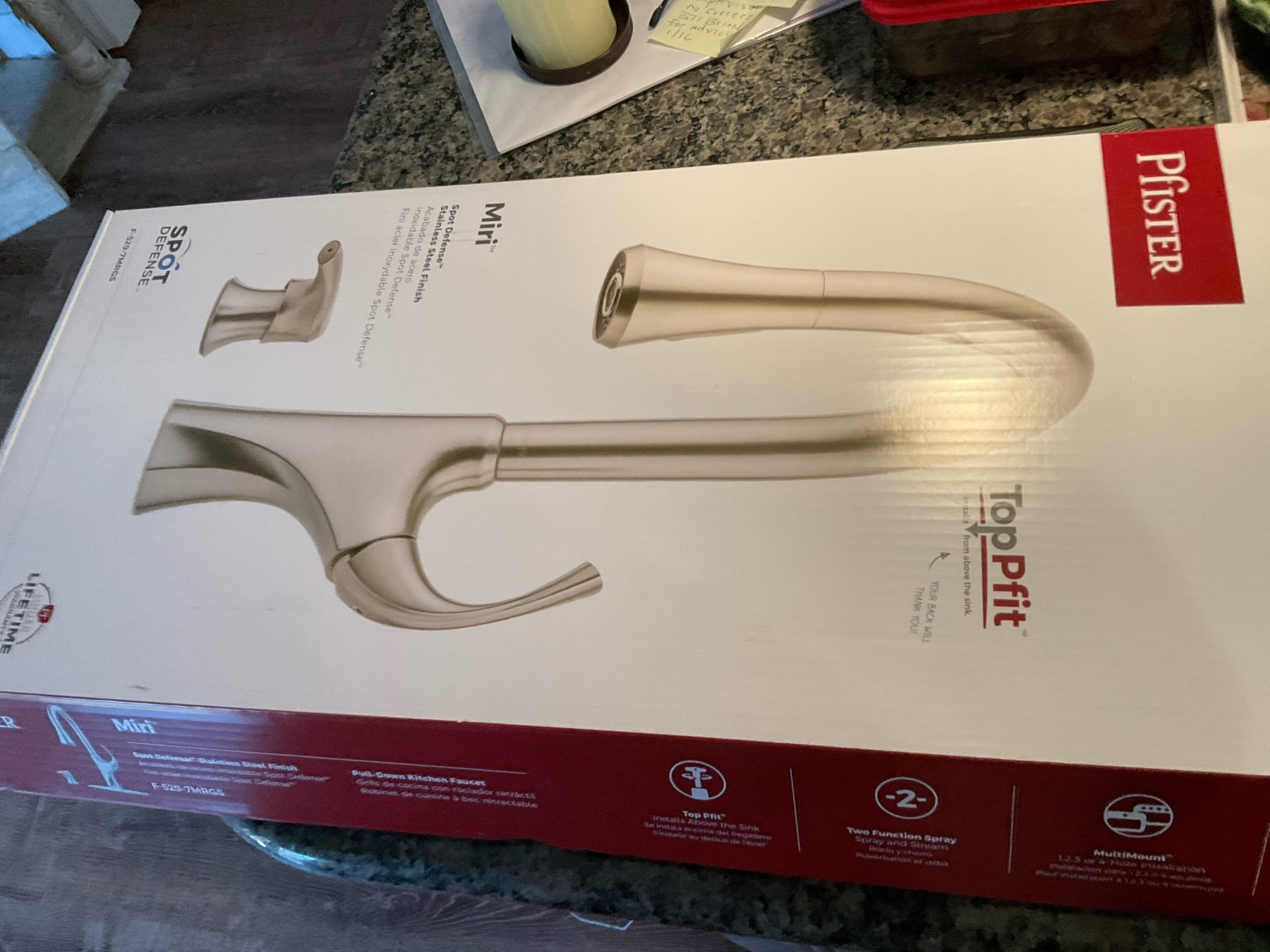 Arrived on site client stated that they would like for us to install her kitchen faucet. Left options to install our kitchen faucet versus installing her faucet. Client has sharkbite valves under the kitchen sink that I recommend replacing. Today the customer would like to just replace the faucet she supplied. Installed faucet and turned the water on to the faucet to test for leaks. There are no leaks at this time.