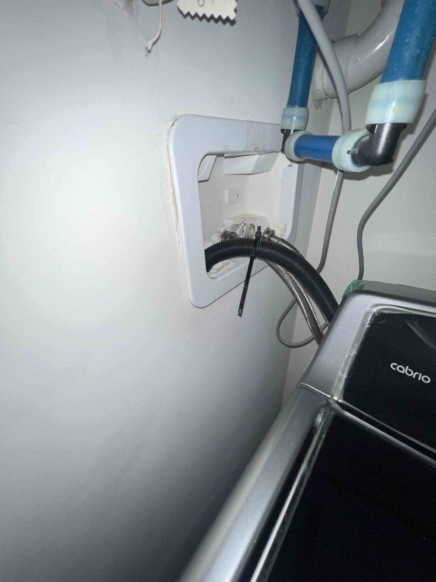 Arrived on site client stated they will have a company out tomorrow to install their washer and dryer and the company told them that they weren’t responsible if the valves break. The valves do work but client wanted a price to replace the valves. Since valves work client does not want to move forward with the work today. If client calls back within the next 30 days we will credit the visual diagnostic towards the work.