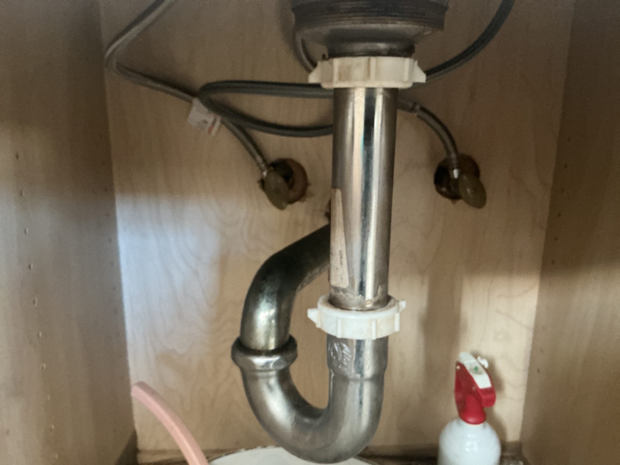 We had recently replaced the kitchen faucet for the client, and at the time of that service there were no leaks to be found. I do remember when I completed the install, I had tighten down all the tubular connections for the client. We arrived today for a leak under the kitchen sink. The moment I turned the water on, water started to leak from the tubular connection at the basket strainer. The nut was extremely loose causing the leak under the sink. I tighten down the connection and there are no more leaks at this time. I next pressure tested the sink to challenge the connection and again there are no more leaks at this time. If the leak arises again I will need to replace the dishwasher tailpiece for the client at an additional cost, client is aware.

*Customer has requested a hard copy of today’s service mailed to their home.