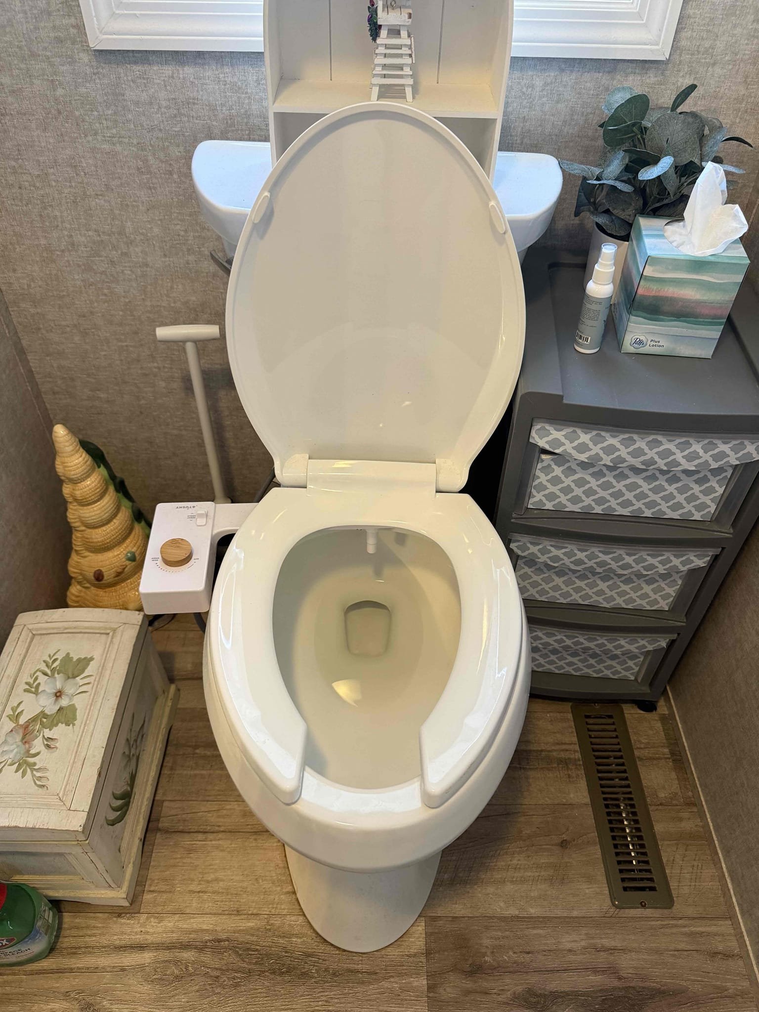 Customer stated that they would like to replace their toilet with a higher up toilet and would like their customer supplied bidet seat installed on the new toilet. MyGuy plumbing wrote up estimates to install toilet and bidet seat. Customer would like to move forward with work. After MyGuy plumbing installed toilet, MyGuy plumbing turned water back on to home and tested for leaks. At this time everything is working as should no leaks. There is a warranty behind the toilet, there is no warranty behind the bidet seat as MyGuy plumbing did not supply bidet seat.