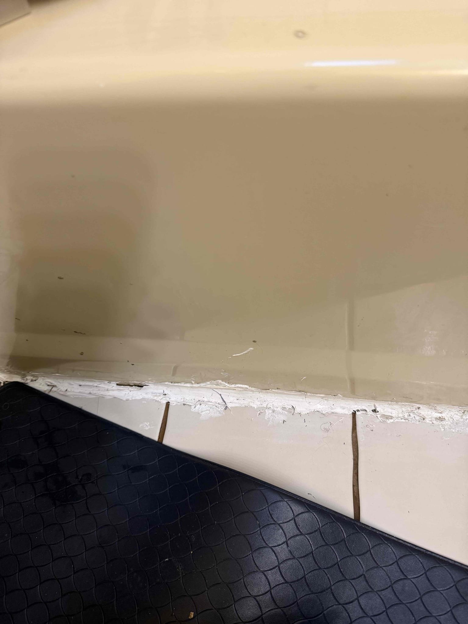 Arrived on site, customer stated that they had a coming the cut out sheet rock in the downstairs bathroom. After testing everything  in the upstairs bathroom, we found that the caulk around the base of the toilet is on the shower.  We advised the customer to the shower resealed by a professional company. There is no plumbing  issue , everything is working as it should. No leaks at this time. 