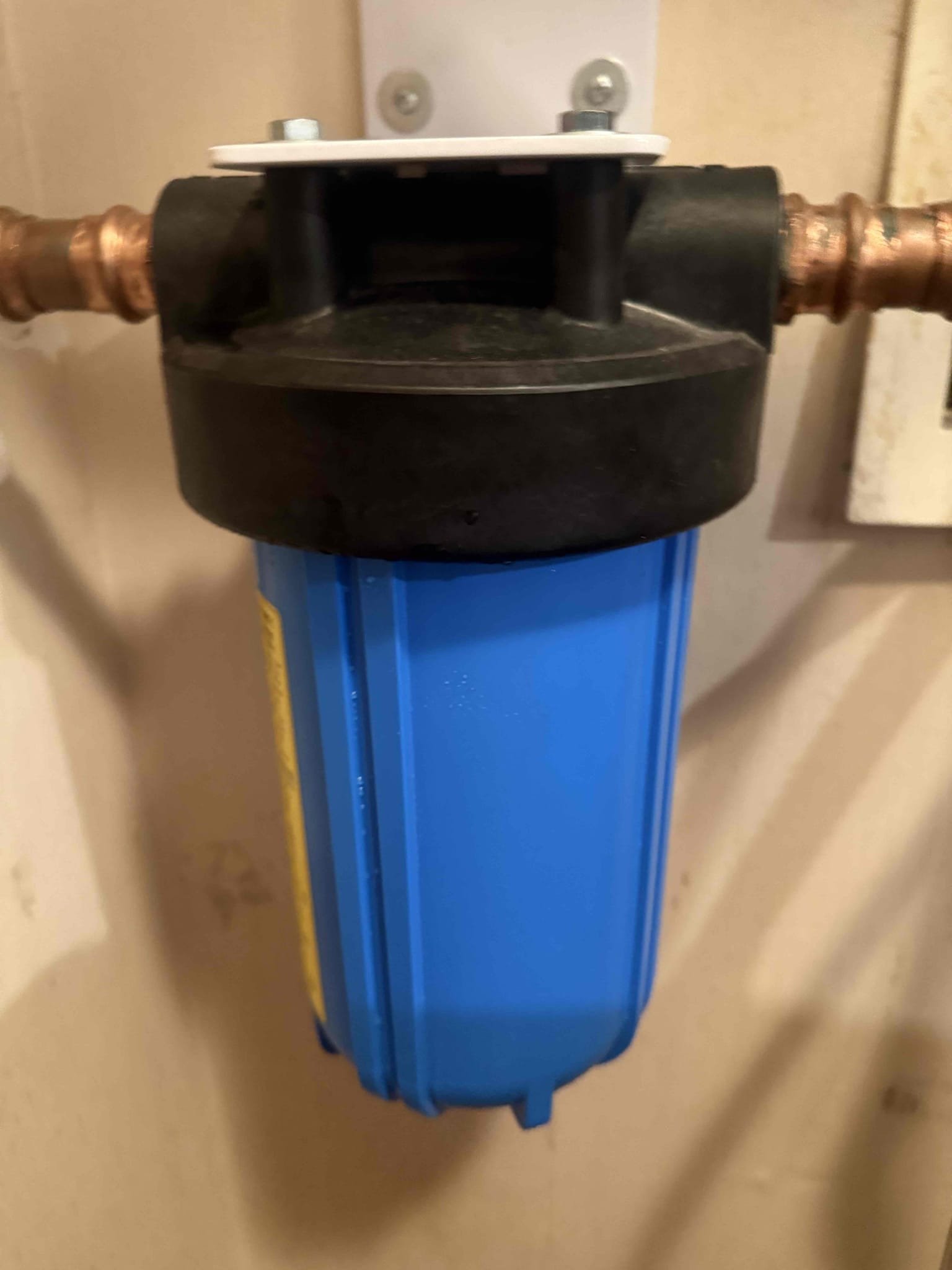 Arrived to home to replace sediment filetr. MyGuy supplied and installed sediment filter, bled out housing and tested for leaks. There are none at this time.
