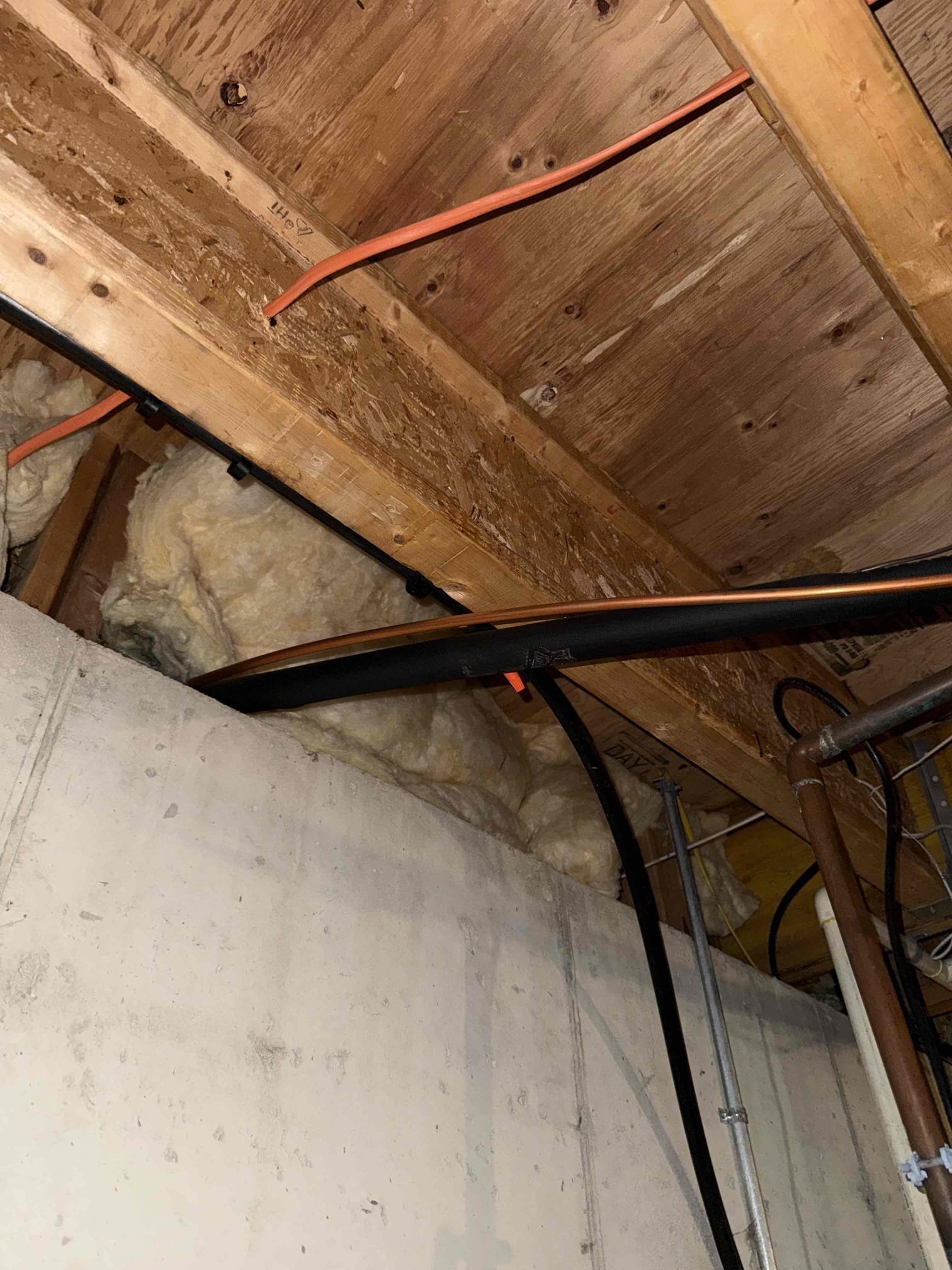 Arrived on site customer stated that they had a leak in their basement, after inspection we found that the discharge for the wells filtration was frozen. MyGuy plumbing gave customer option to unthaw piece of pvc. Please note r that there is no warranty behind work. MyGuy plumbing unthawed pvc and saw water start to drain down the drain. As of right now everything is working and draining as should. 