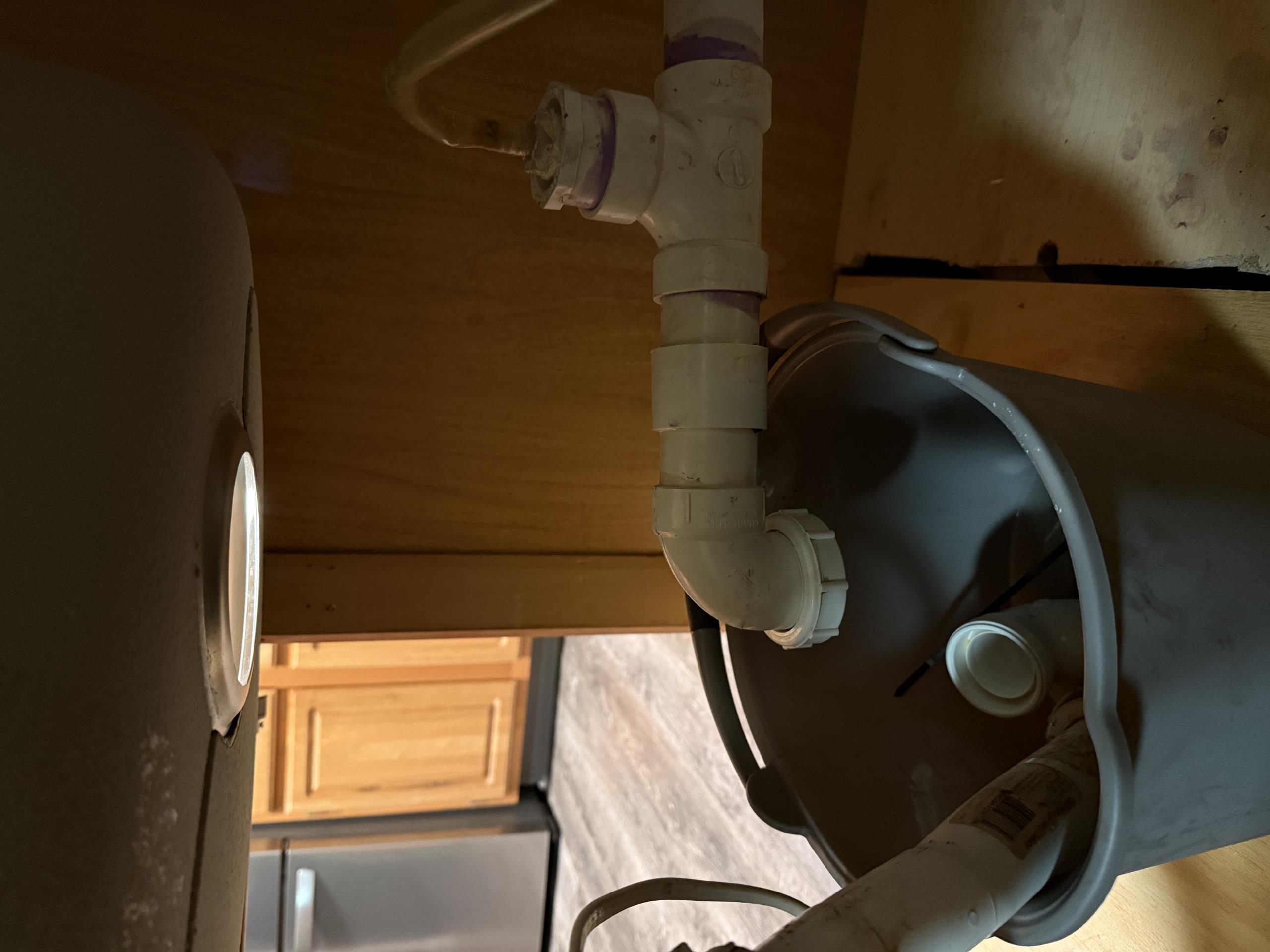 Arrived on site customer stated that they would like to get thier drainage for thier kitchen sink re attached. After inspecting their are some issues that we found under the kitchen sink, MyGuy plumbing will get senior tech out to re diagnose issue.