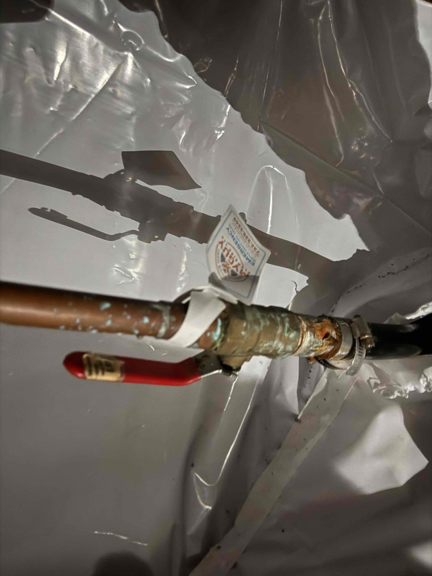 Arrived on site customer stated that their hose spicket was leaking and they couldn’t turn the valve off. After going into the crawl space, my guy was able to valve off for hose spicket. My guy plumbing gave customer options to replace hose bib and valve. For today, customer would like options emailed over to them. Customer will call back once the weather gets warmer to do the job. 