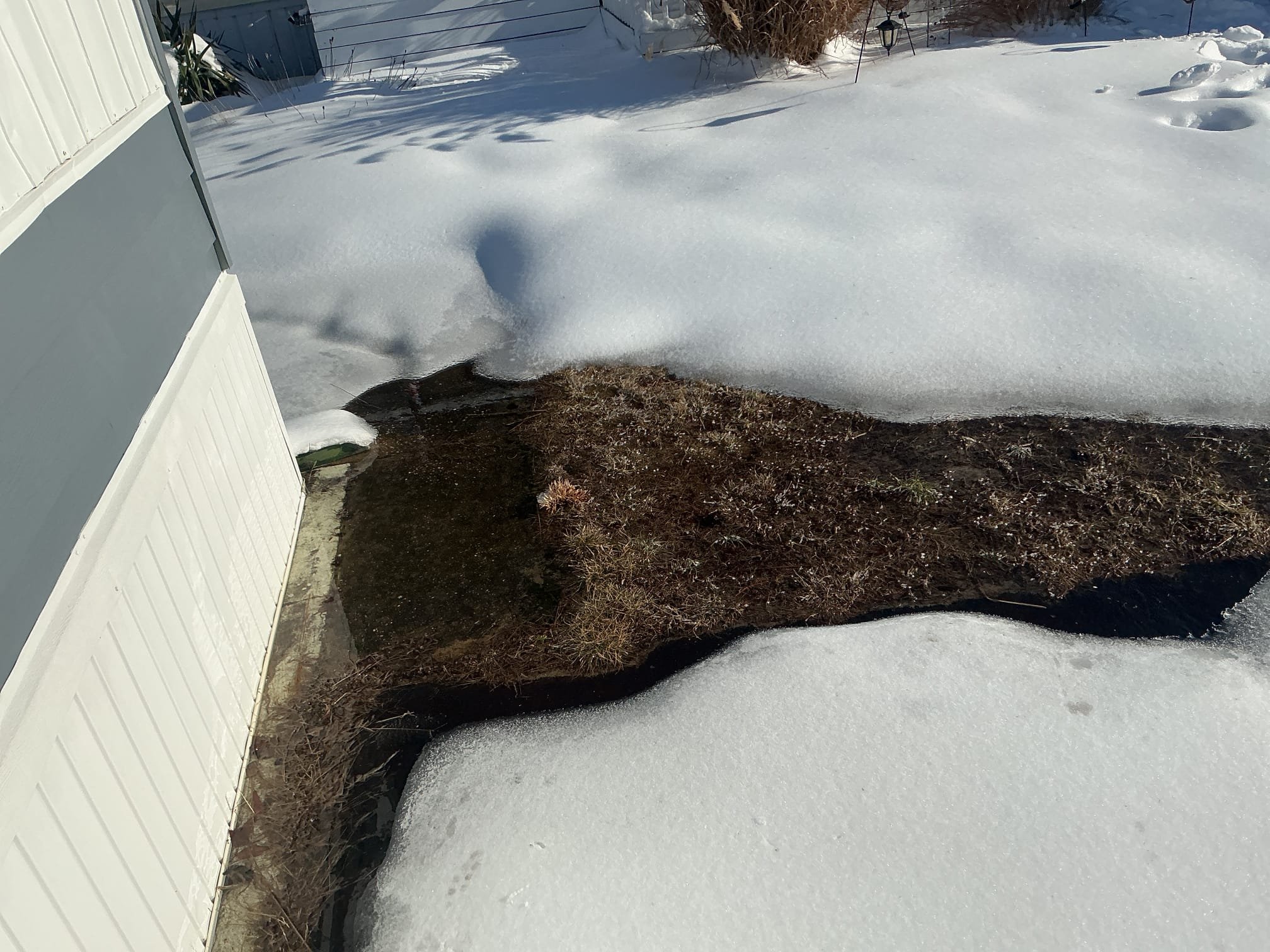 Arrived to the mobile home for a substantial leak under the home. I walked around the home and could hear the leak. There was a panel already cut out, I removed the panel and discovered that the water meter had froze and broke. Customer will need to call the town to have the meter swapped out. 59$ waived.