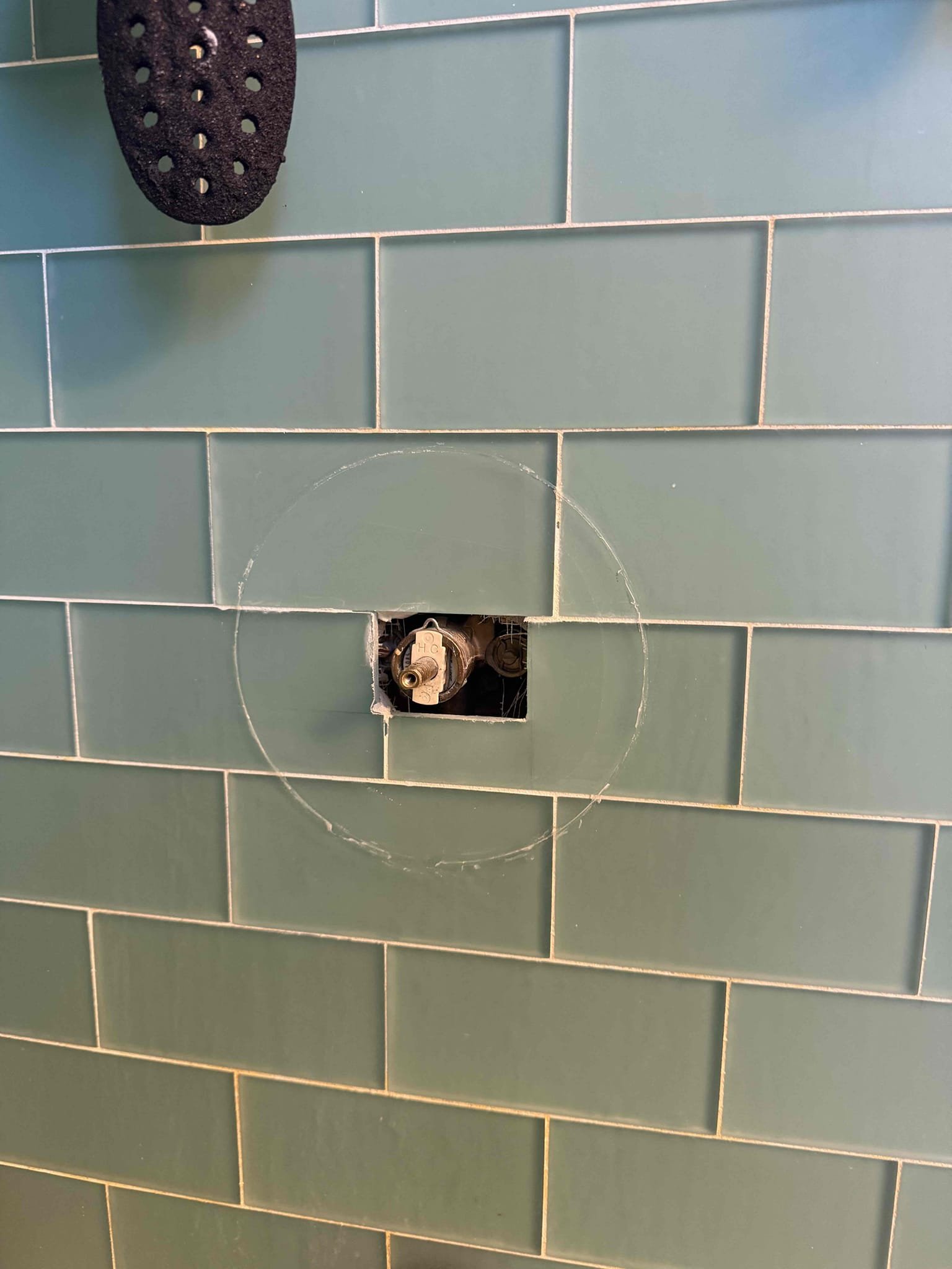 Arrived on site customer stated that their daughter had dropped the shower caddy on to the handle of the shower and now the shower will not shutoff. After inspecting we found that the cartridge is not shutting off the water. MyGuy plumbing gave customer options to rectify issue. Customer would like too move forward with replacing the cartridge. After all work was completed, MyGuy plumbing tested all work for leaks. At this time their are no leaks found everything is working as should. MyGuy plumbing advised customer to move shower caddy to the back of the shower to prevent issue from happening signs 