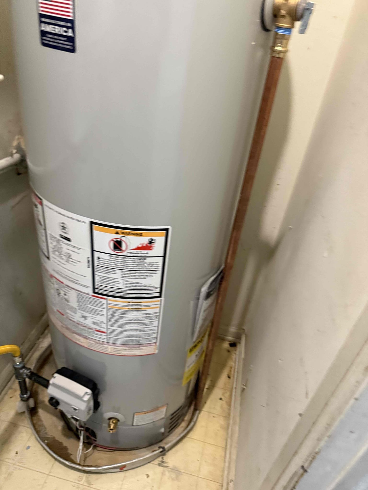 Arrived on site Saturday, customer stated that their water heater was leaking, after inspecting we found that the relief valve was leaking and the whole bottom of the unit was in water due to the pan filling up. MyGuy plumbing gave customer options to repair heater, or to replace water heater. MyGuy plumbing returned on Monday to install new 40 gallon gas water heater. After all work was completed, MyGuy plumbing tested all work for leaks. At this time, their are no leaks found everything is working as should.