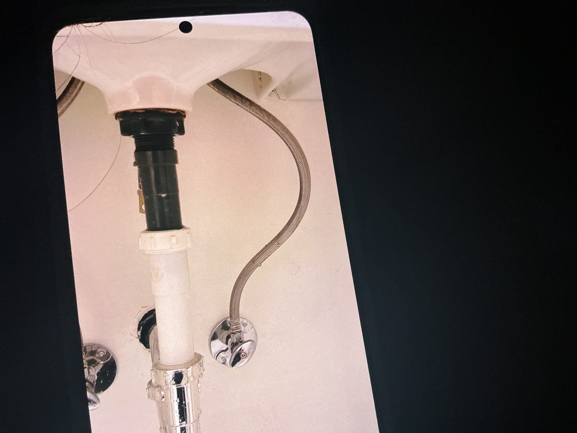 We had recently installed new supply lines for the lav faucet, we arrived today due to a leak coming from our repair. When I approached the sink client has stated they shut off the valve on the cold side. I turned the valve on and the supply line is leaking very substantially. I removed the supply line and discovered that the rubber washers on both end were fraud. I installed a new supply line and there are no leaks at this time. No 39$