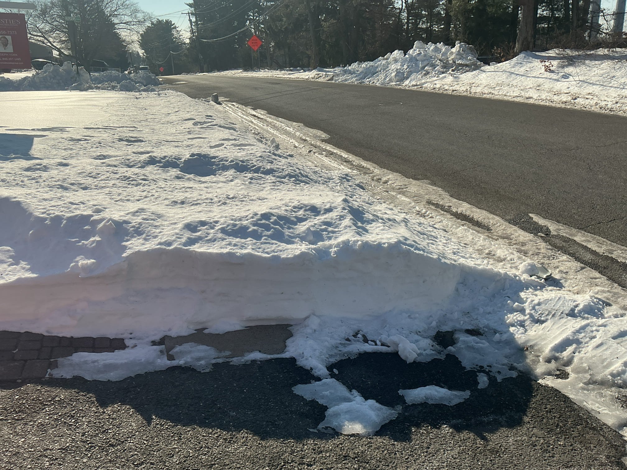 Arrived to the home, client states that a pipe burst in the crawlspace resulting in the crawlspace getting filled with water. The water main located at the street is turned off at this time. I went into the crawlspace to verify, and all the accessible valves in the crawlspace are open meaning the curb shut off is off. There is about 2ft of ice at the curb and trying to find the curb shut off would be extremely difficult at this time. I will call the client to let them know to get back on the schedule once the ice has melted. No 59$