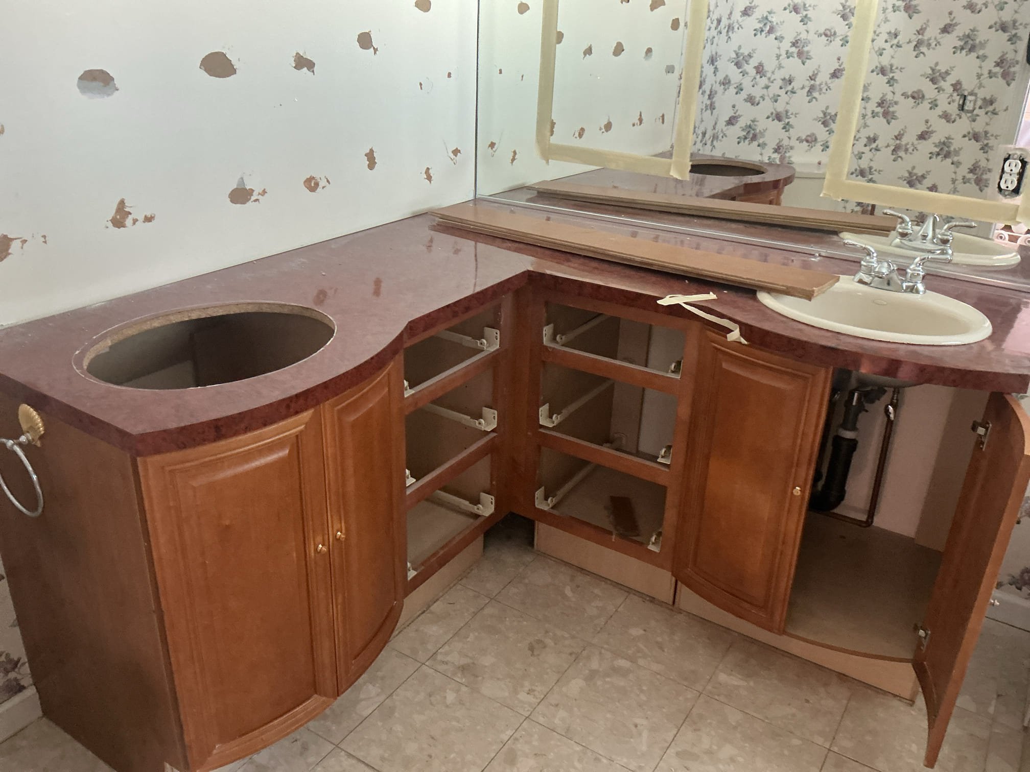 Arrived to the home, client had just purchased the home and would like estimates for some plumbing work to be done. Their main sense of urgency is relocating the water and waste for the existing vanity, to accommodate a normal vanity. Also, new shut off valves under the vanity, ice maker valve and line, replacing shut off valve for existing hose Bibb, and a new toilet. I advised to the client that I can not give an accurate estimate for the vanity’s plumbing until I cut open the Sheetrock to see the layout in the wall. I can give estimates for the other work to be completed. The crawlspace opening is completely buried at this time, so I can not access the water main to swap out the valves for today. *$59 waived