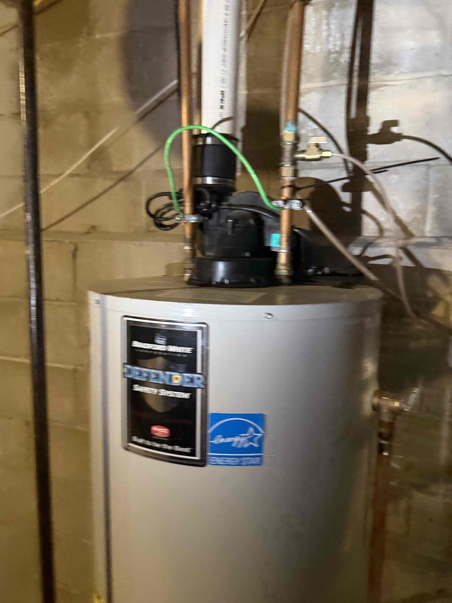 Arrived on site customer stated that there water heater was leaking and they had no hot water. When arrived on site customer stated that he had someone clear out the pvc line connected to the power vent and the water heater is working as of right now. After inspecting MyGuy plumbing wrote estimates on what we found to get rectified. For today customer would just like Options emailed over to them