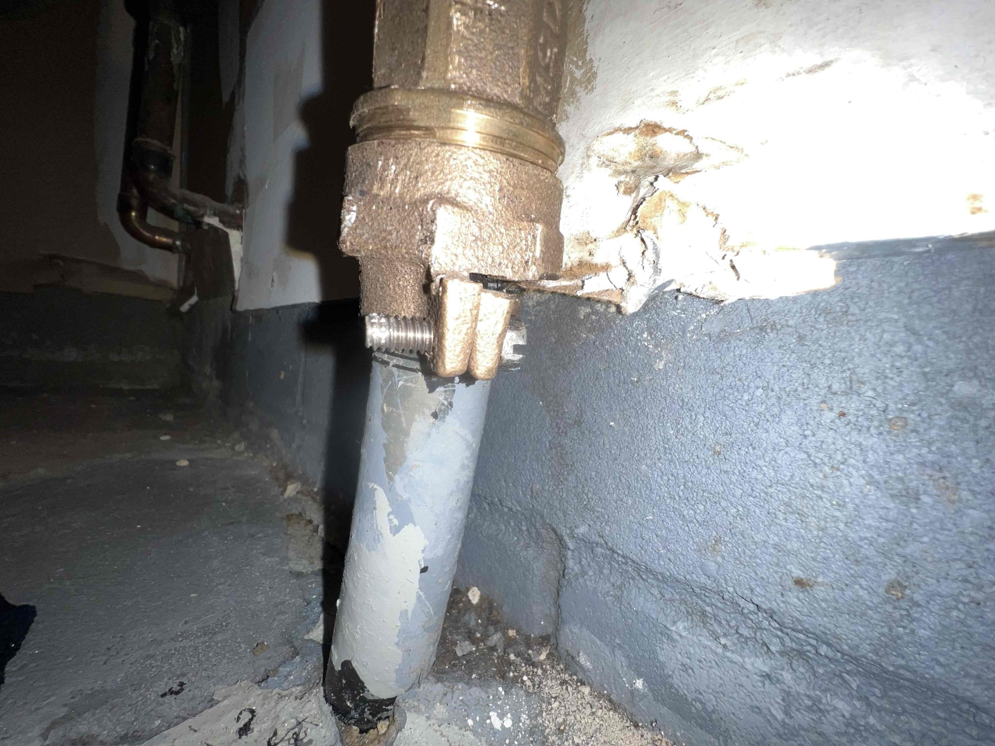 Wait for water company to turn off water and remove McDonald fitting and put back

Arrived on site client stated that they had a leak by there water meter. Upon inspection there was a leak underneath the McDonald fitting so the water company had to be called to turn the water off. When the water company arrived we removed the McDonald fitting and did not appear to be on tight. There was also paint and debris on the poly pipe possibly not allowing for smooth water tight seal. When done we waited for the water company to return to turn the water back on. There are no leaks at this time.