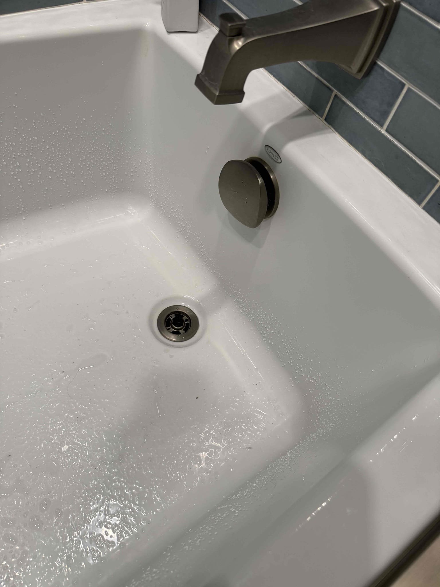 Arrived on site to install new tub stopper for bath tub. After installing new tub stopper we noticed that the linkage for the Kohler setup for the tub is broken. MyGuy plumbing gave customer options to install a new tub waste and overflow supply by MyGuy. Or to call Kohler and get the right parts for the current tub waste and overflow they have now. MyGuy plumbing emailed over both options to customer. Customer will call us when they decide which option they would like to move forward with 