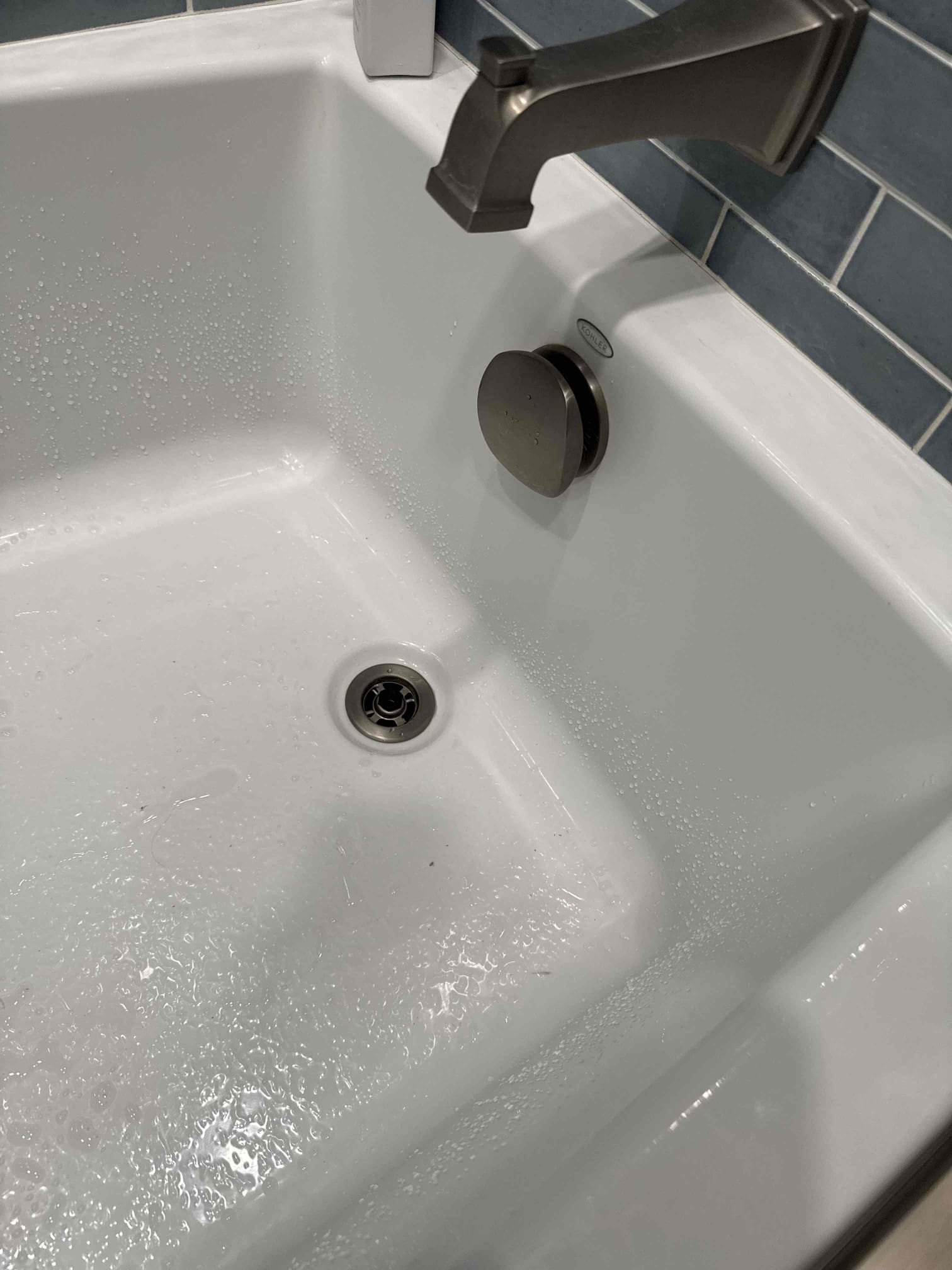 Arrived on site to install new tub stopper for bath tub. After installing new tub stopper we noticed that the linkage for the Kohler setup for the tub is broken. MyGuy plumbing gave customer options to install a new tub waste and overflow supply by MyGuy. Or to call Kohler and get the right parts for the current tub waste and overflow they have now. MyGuy plumbing emailed over both options to customer. Customer will call us when they decide which option they would like to move forward with 