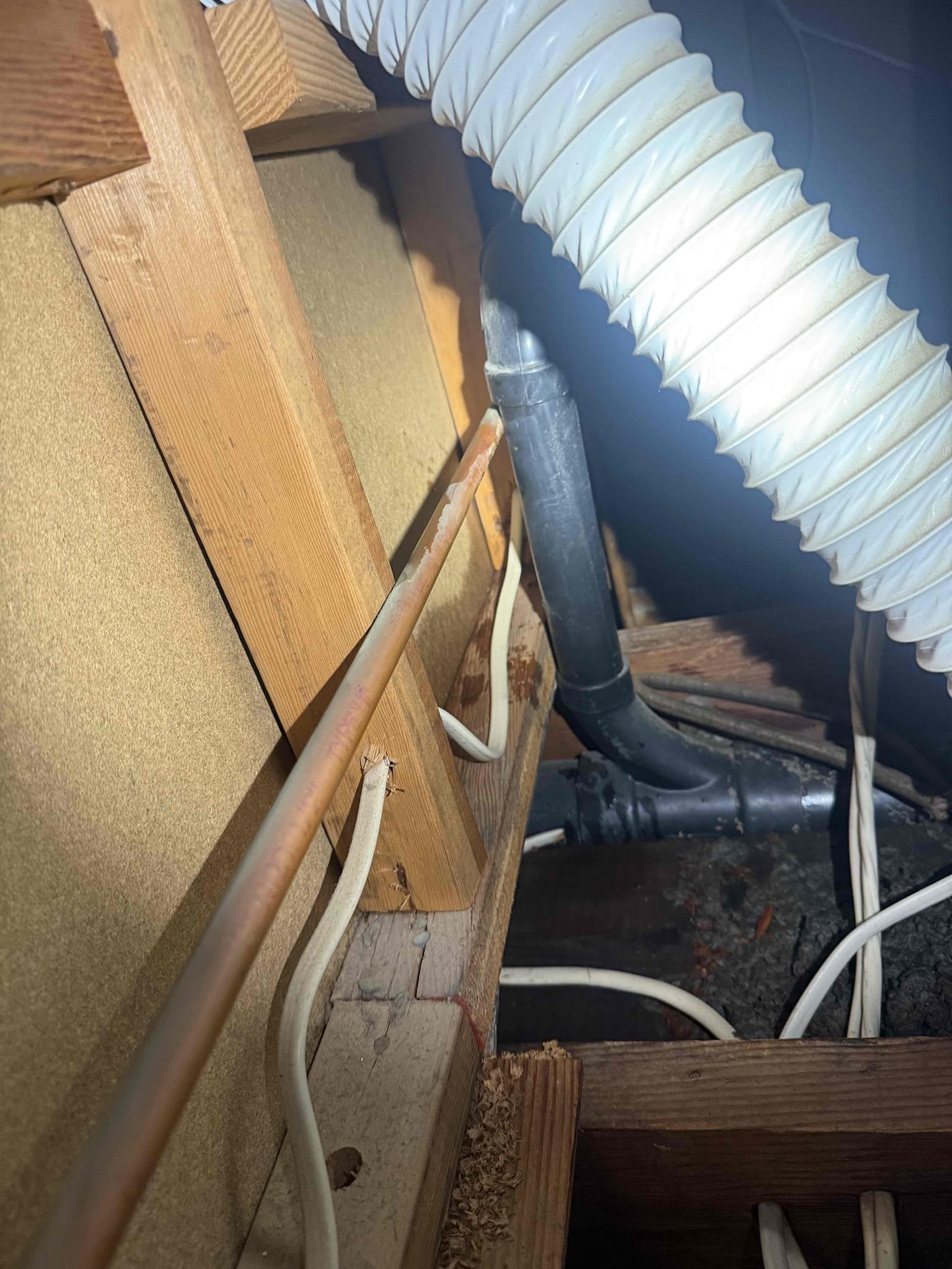 Accessible pipe repair with membership 
Arrived to home for leak upstairs. Upon inspection found a freeze break in copper line on top floor. There was zero insulation protecting inside of home from drafts or cold. Highly recommend having a company come and install insulation. Restoration was here upon arrival. MyGuy supplied and installed fittings and pipe needed to fix break. Turned water on to home and there are no other breaks. Bled home of air customer is now a member again.