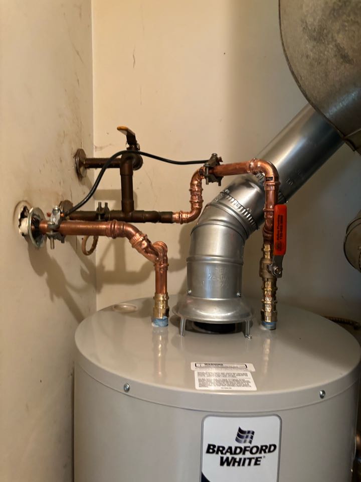 Replaced 40 gallon natural draft water heater. Toms River, NJ 08753