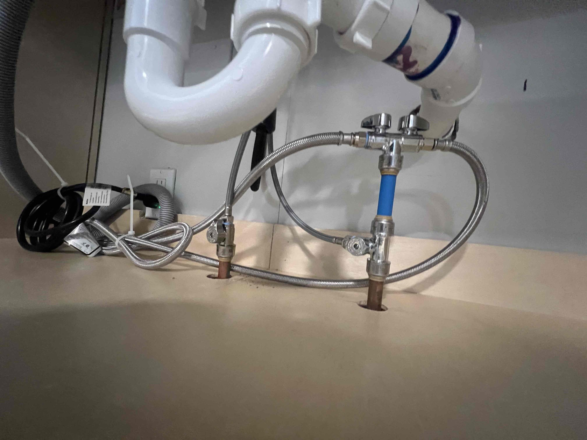 Arrived on site client stated that he would like for us to install his customer supplied vanity, lav faucet, and kitchen faucet. Left options to install fixtures supplied by us or customer supplied. Client does not want to move forward at this time. We will credit back the visual diagnostic if they decide to move forward with work.