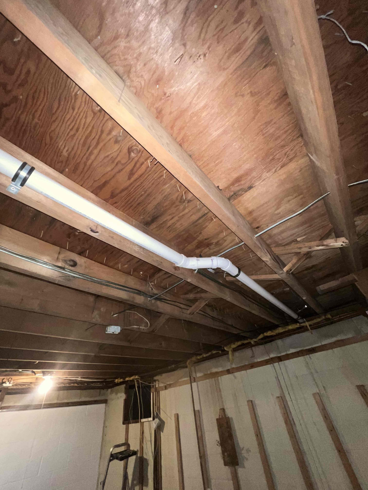 Arrived on site client stated that thier kitchen was backing up. Upon inspection the kitchen line was around 50 ft long and there were improper fittings used along the way. Advised client it’s probably best to cut it out instead of snaking because this can happen again. Today we cut out around 50 ft of 1 1/2 pvc and replaced it with 2 inch pvc. Tested our work by filling and dumping the kitchen sink with hot water. There are no leaks at this time and the kitchen sink is draining as it should.