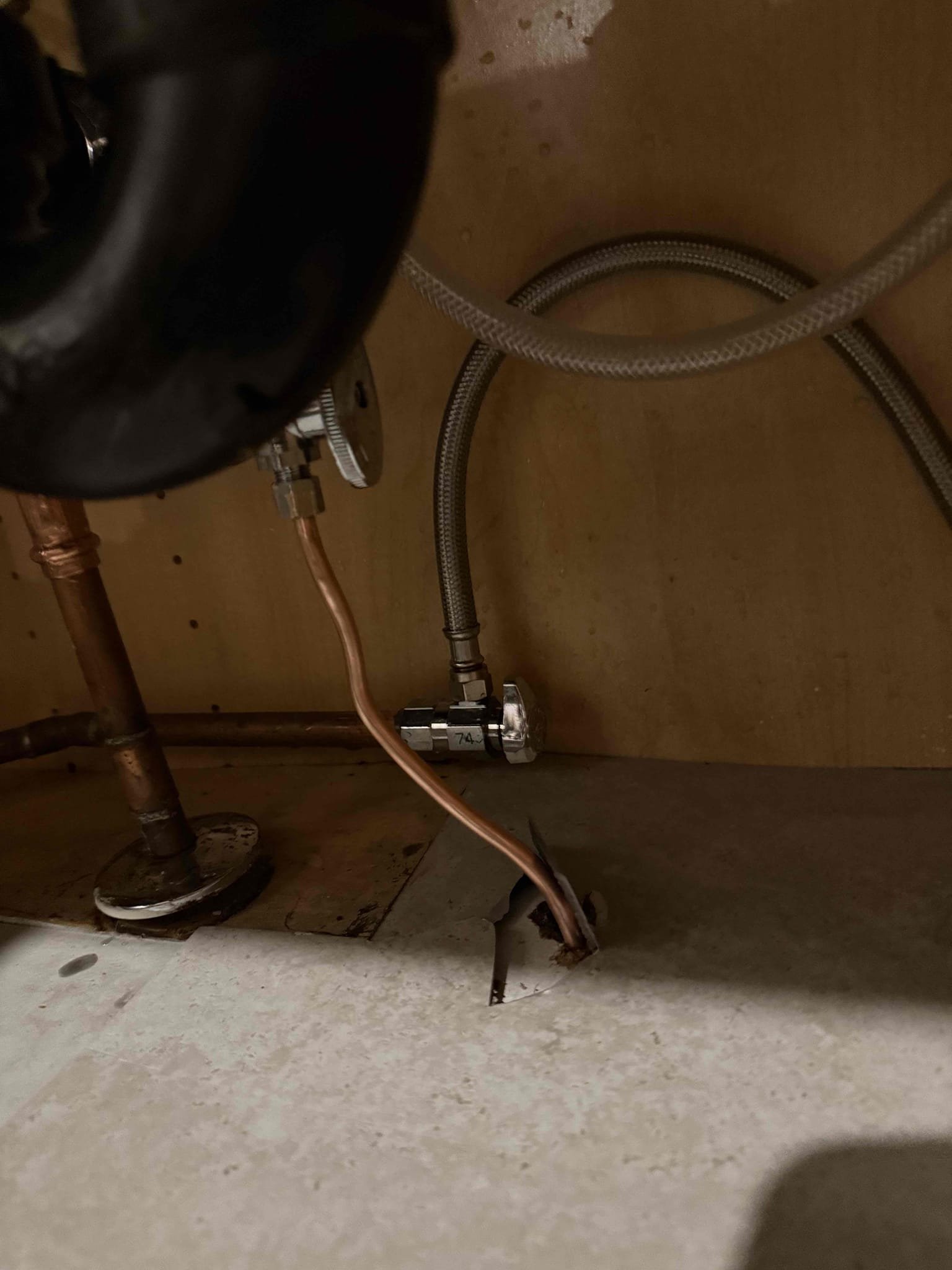 Arrived on site customer stated that they had some issues that they would like rectified. After inspecting all work, MyGuy pluming turned water back on to home and tested all work for leaks. At this time their are no leaks found everything is working as should. Please note there is no warranty on customer supplied parts only the labor performed. Please note we did find a leak under the kitchen sink. We brought to the customers attention and customer would not like to fix it. 