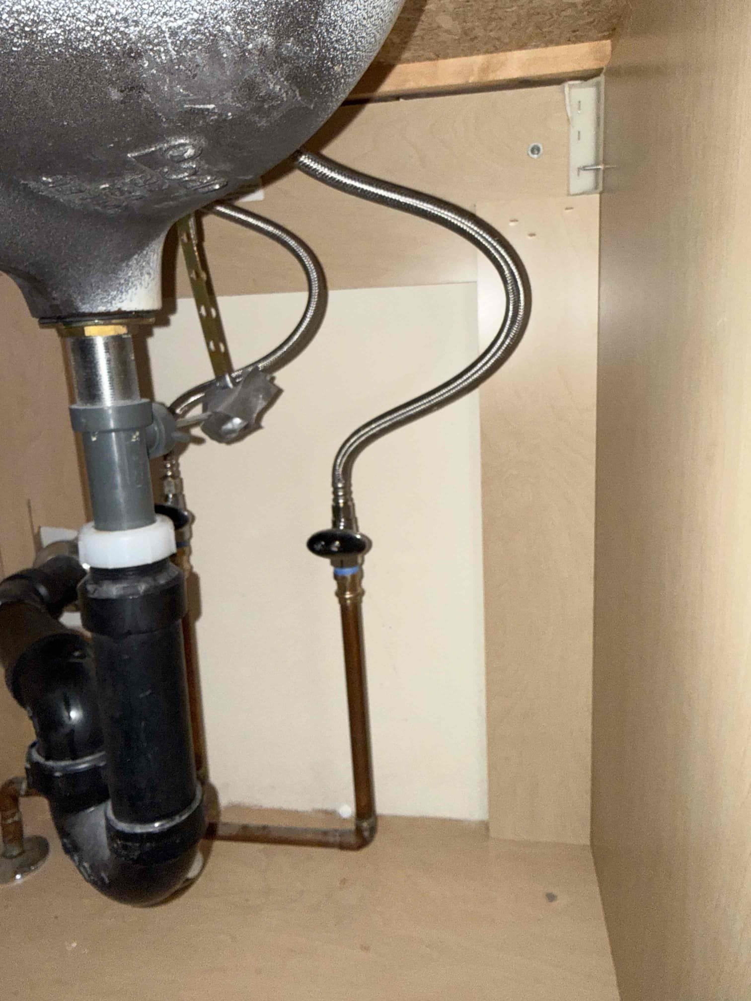 Arrived on site customer stated that they had some issues that they would like rectified. After inspecting all work, MyGuy pluming turned water back on to home and tested all work for leaks. At this time their are no leaks found everything is working as should. Please note there is no warranty on customer supplied parts only the labor performed. Please note we did find a leak under the kitchen sink. We brought to the customers attention and customer would not like to fix it. 