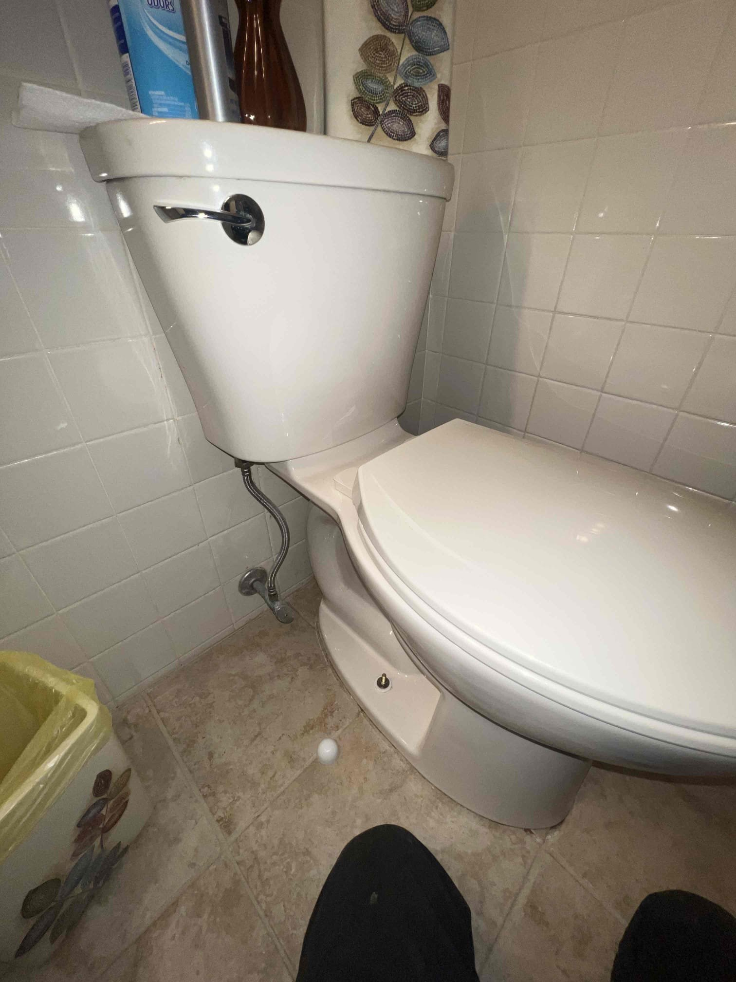 Arrived on site client stated their toilet is rocking and the kitchen handle is loose. When checking in the crawlspace I found a cleanout improperly installed so we left prices for that. Left client multiple different options. Collected the visual diagnostic. 