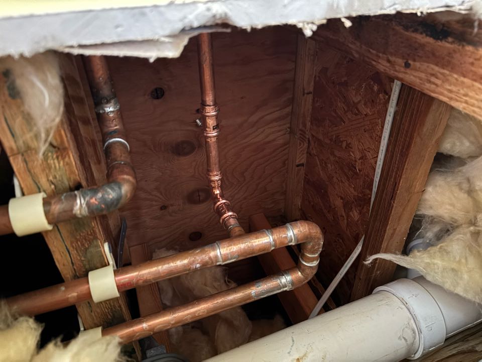 Repair copper leak in garage. Toms River, NJ 08753