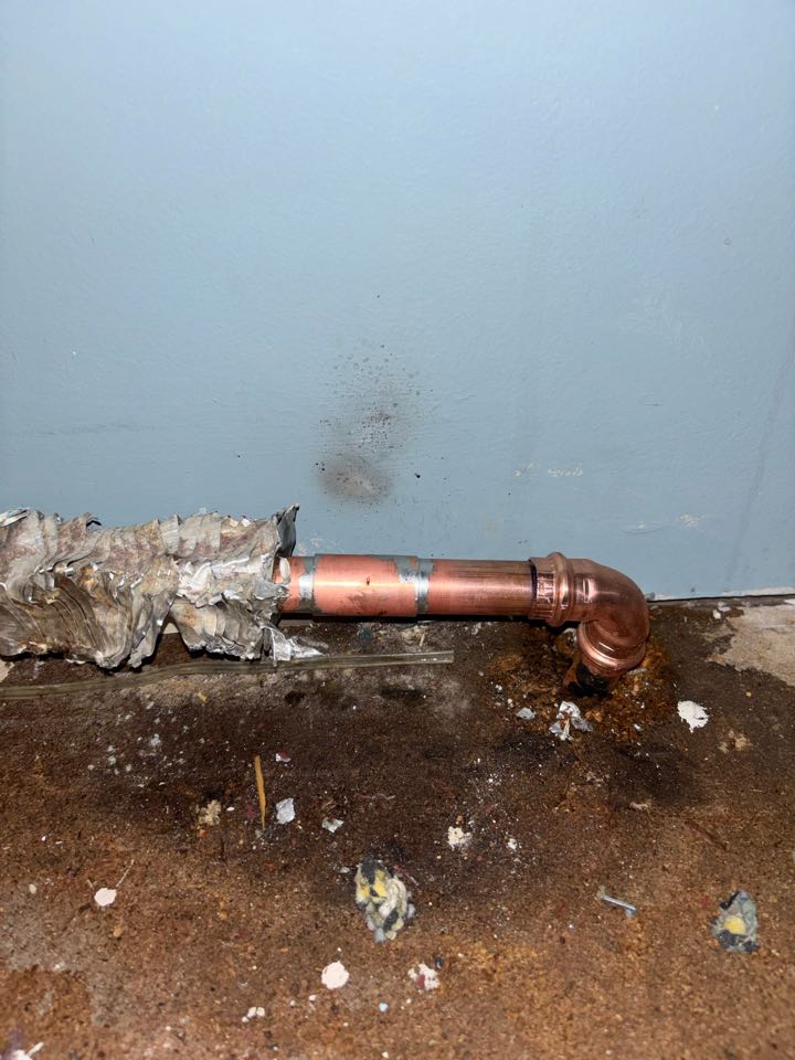 Repaired leaking copper pipe on boiler loop. Ocean Township, NJ 07712