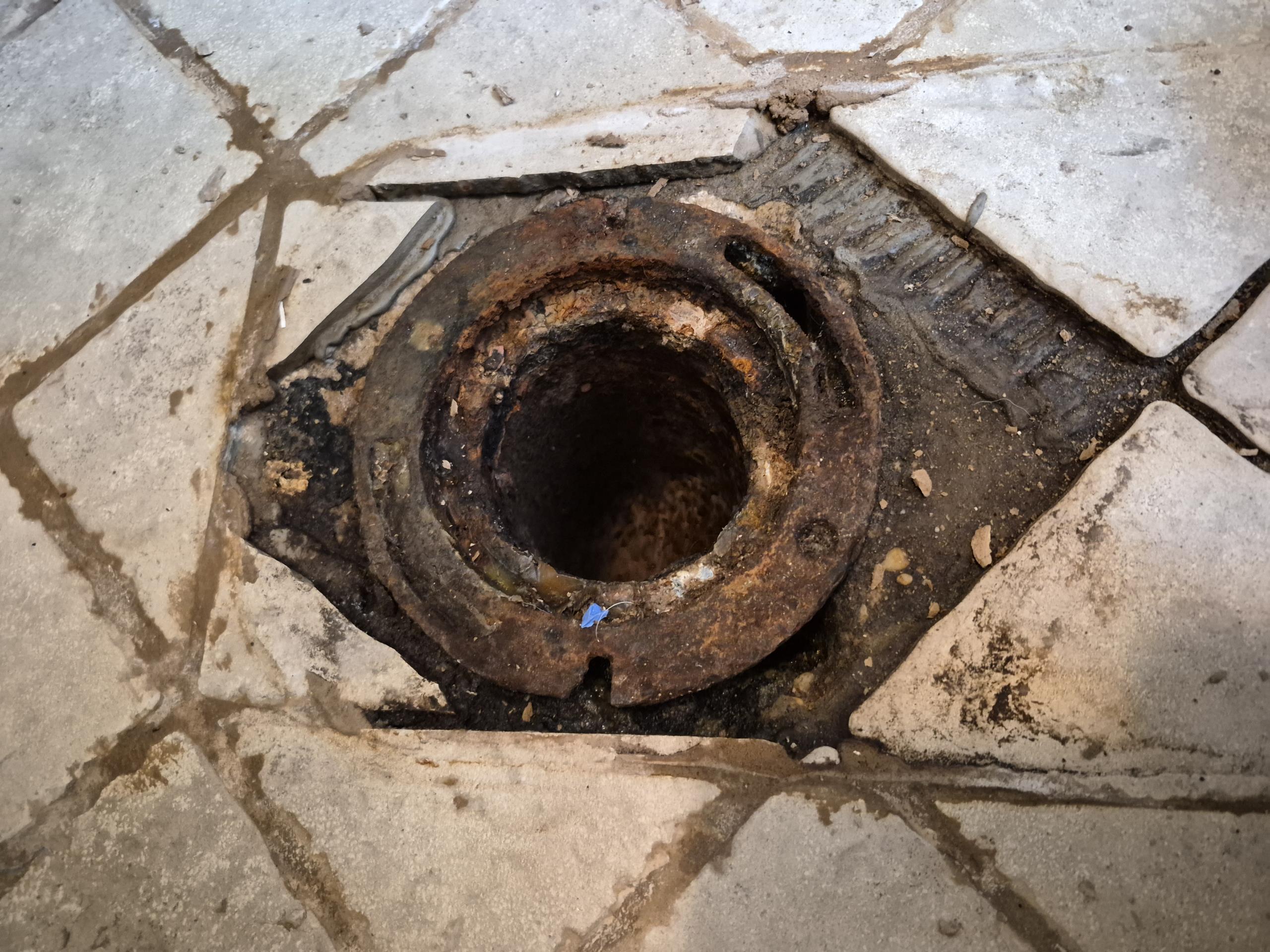 Repair broken cast iron flange, set toilet with membership 
Arrived to home for broken flange for toilet. Upon inspection found cast iron flange and flange was broken. Today MyGuy cut out key way of cast iron flange, and replaced with pvc flange. Secured to floor and set toilet. Tested for leaks by flushing and there are none at this time.