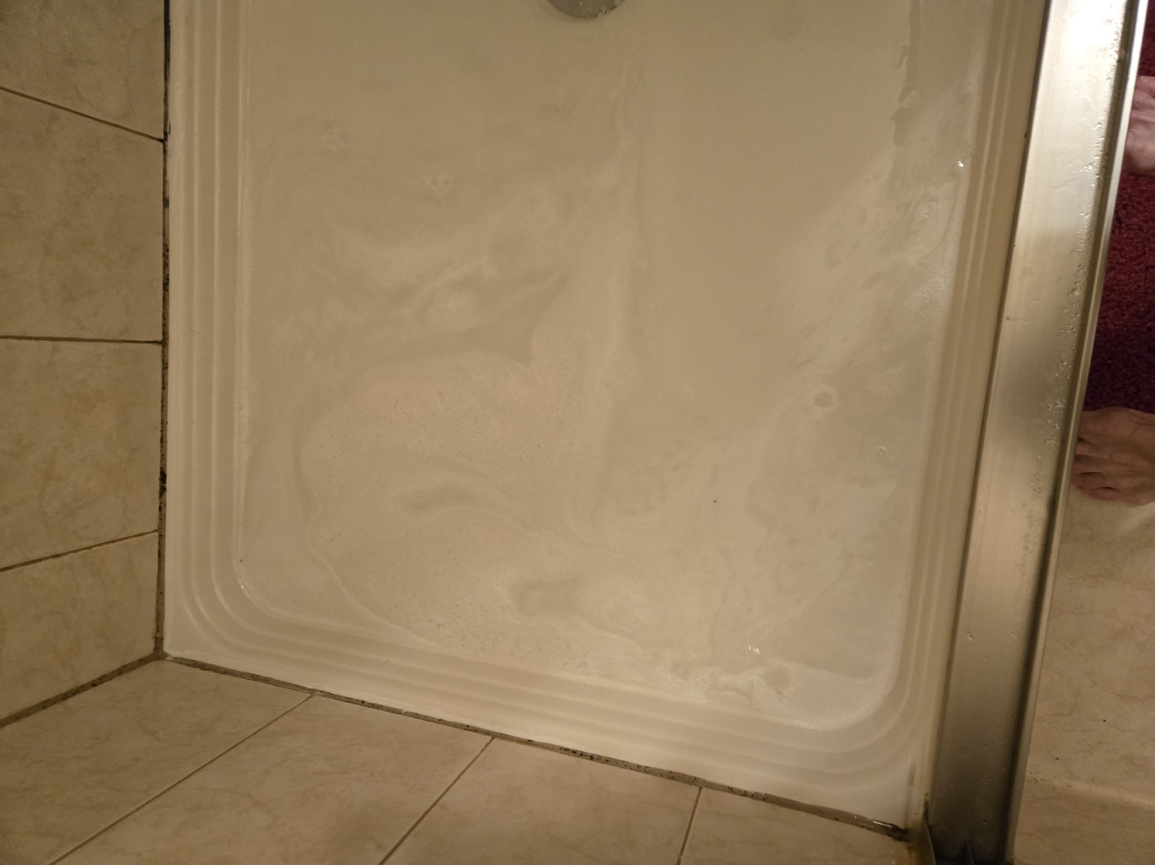 Arrived on site client stated thier shower was backing up. Upon inspection in the crawlspace when I tried to open the cleanout the pipe snapped so we had to repipe that one section. When done repiping the shower drained better but this time took longer to back up. Since we cannot go on the roof I would have to go back into the crawlspace and cut the pipe again and thier would be an additional charge but client did not want to move forward at this time.