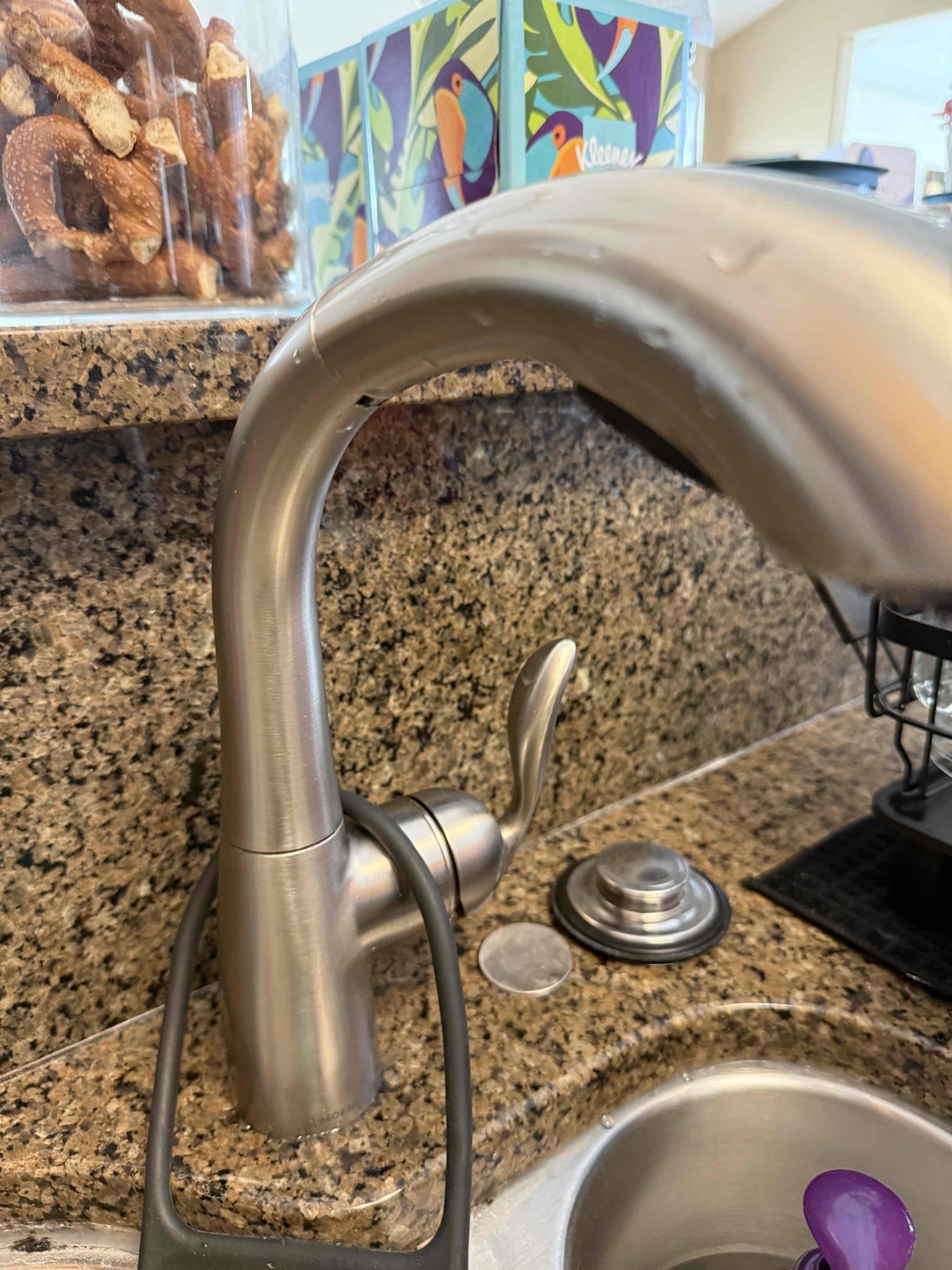 Arrived on site customer stated that they had a leak under their kitchen sink. After inspecting MyGuy plumbing wrote up estimates on what we found to get rectified. Customer would like to move forward with all work. After all work was completed, MyGuy plumbing tested all work for leaks. At this time there are no leaks found everything is working a should. Faucet was registered with Moen  