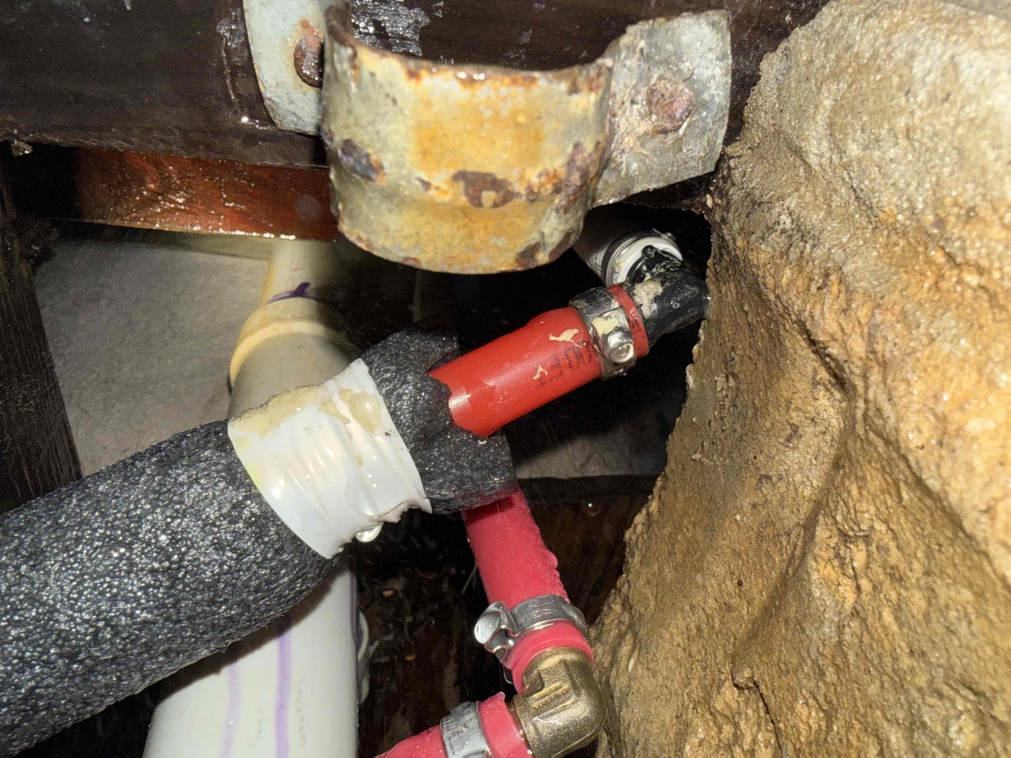 Arrived on site customer stated that they had a leak. After inspecting we found that the leak is coming from the hot and cold lines for the tub. The only way to access is to demo tile in front of the shower. MyGuy plumbing wrote estimates on what it would be to demo tile. Customer would like to decline work for Today. Visual diagnostic was collected