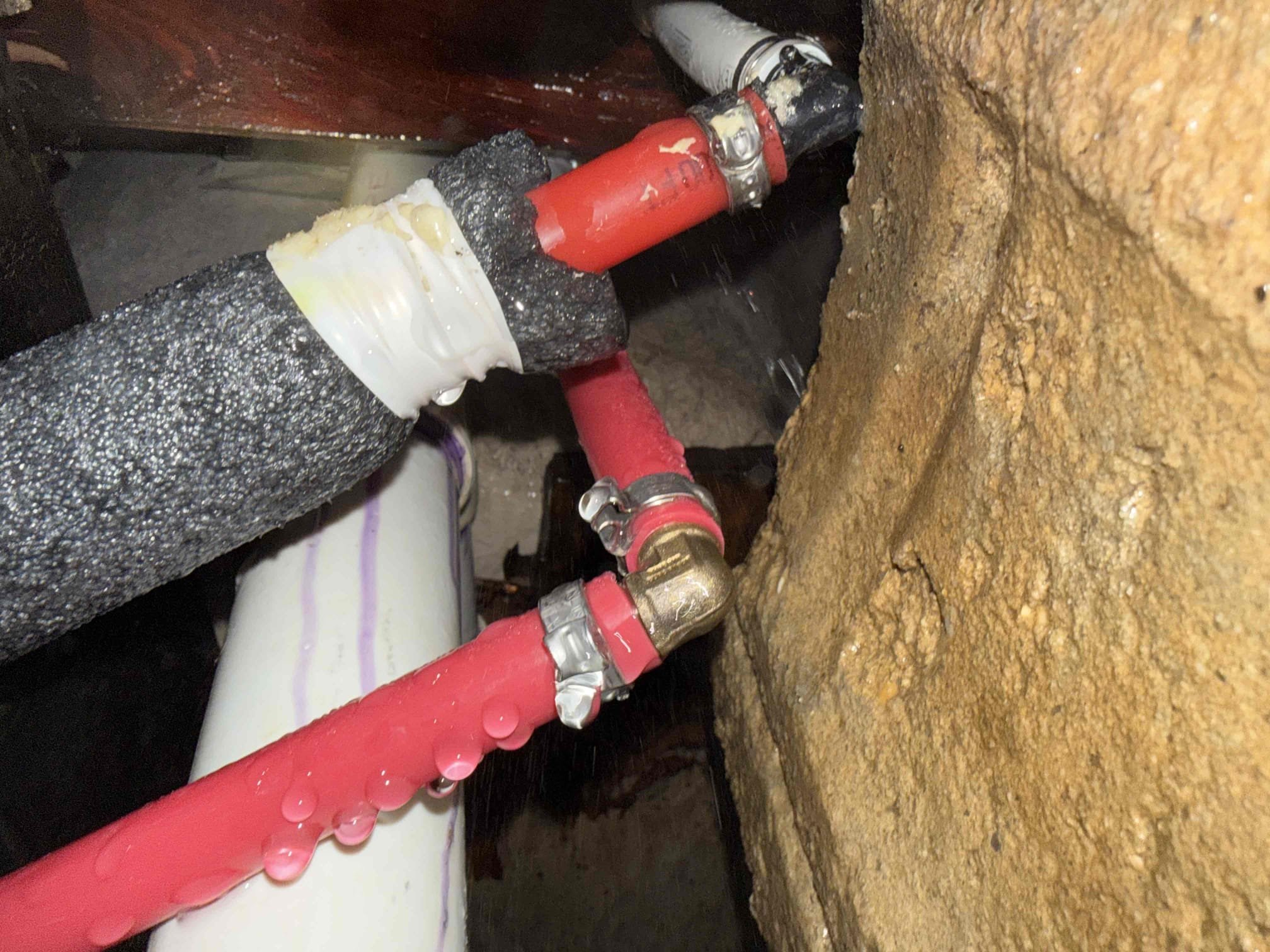 Arrived on site customer stated that they had a leak. After inspecting we found that the leak is coming from the hot and cold lines for the tub. The only way to access is to demo tile in front of the shower. MyGuy plumbing wrote estimates on what it would be to demo tile. Customer would like to decline work for Today. Visual diagnostic was collected