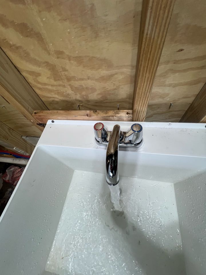 Replaced laundry faucet in Seaside Heights
